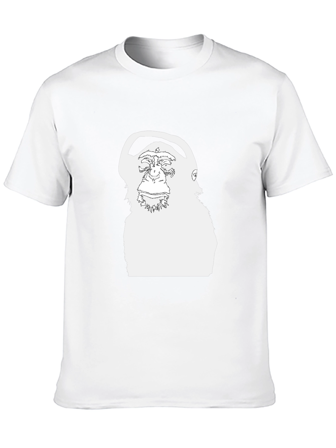 Chimpanzee Headphone Graphic Tee - Cool Casual Style
