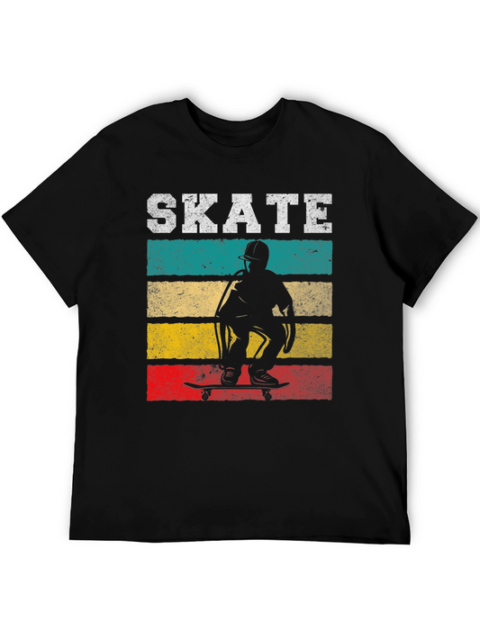 Vintage Style Skateboarding Graphic Tee