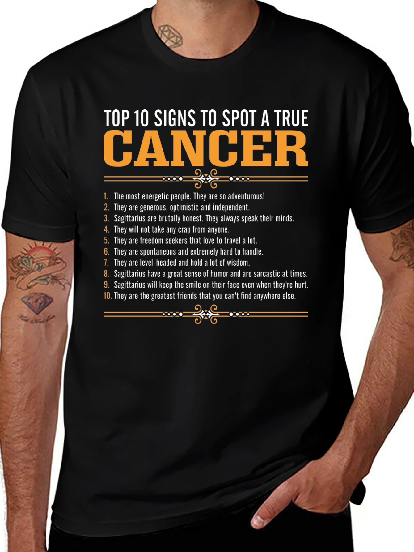 True Cancer Zodiac T-Shirt