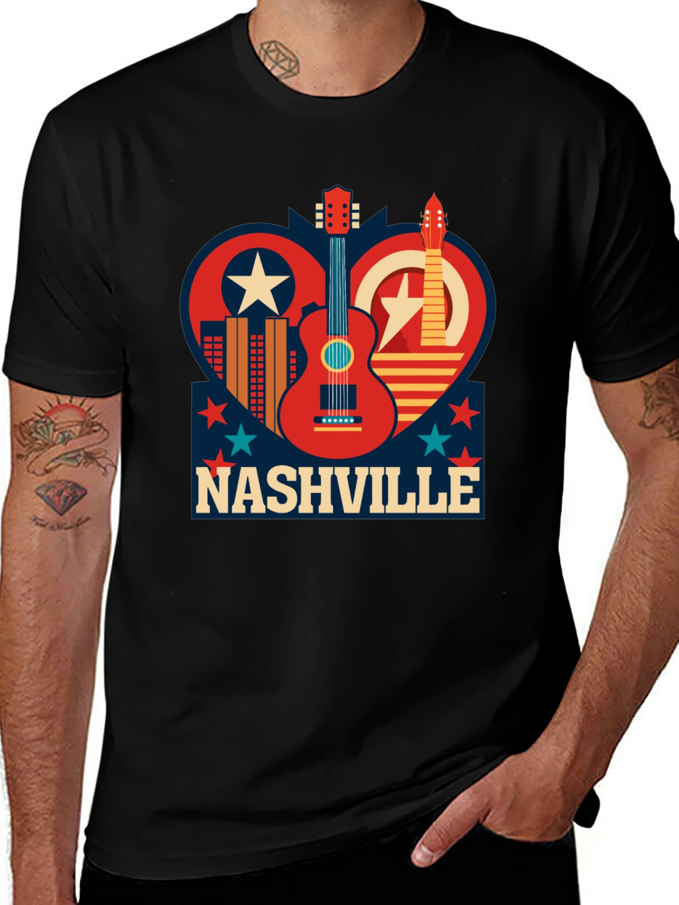 Nashville Graphic Tee - Music City Pride