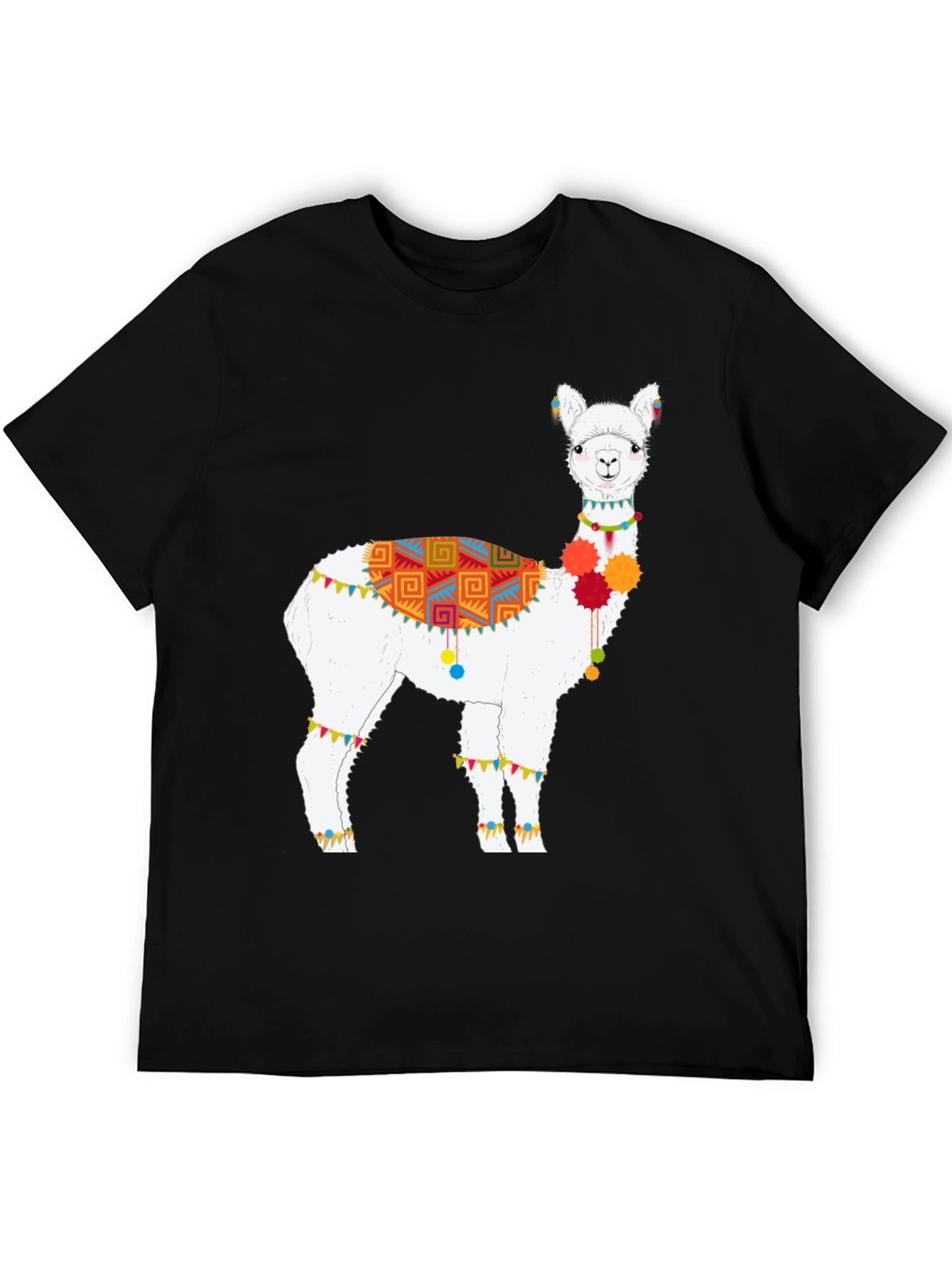 Novelty Alpaca Graphic Tee - Soft Cotton Comfort