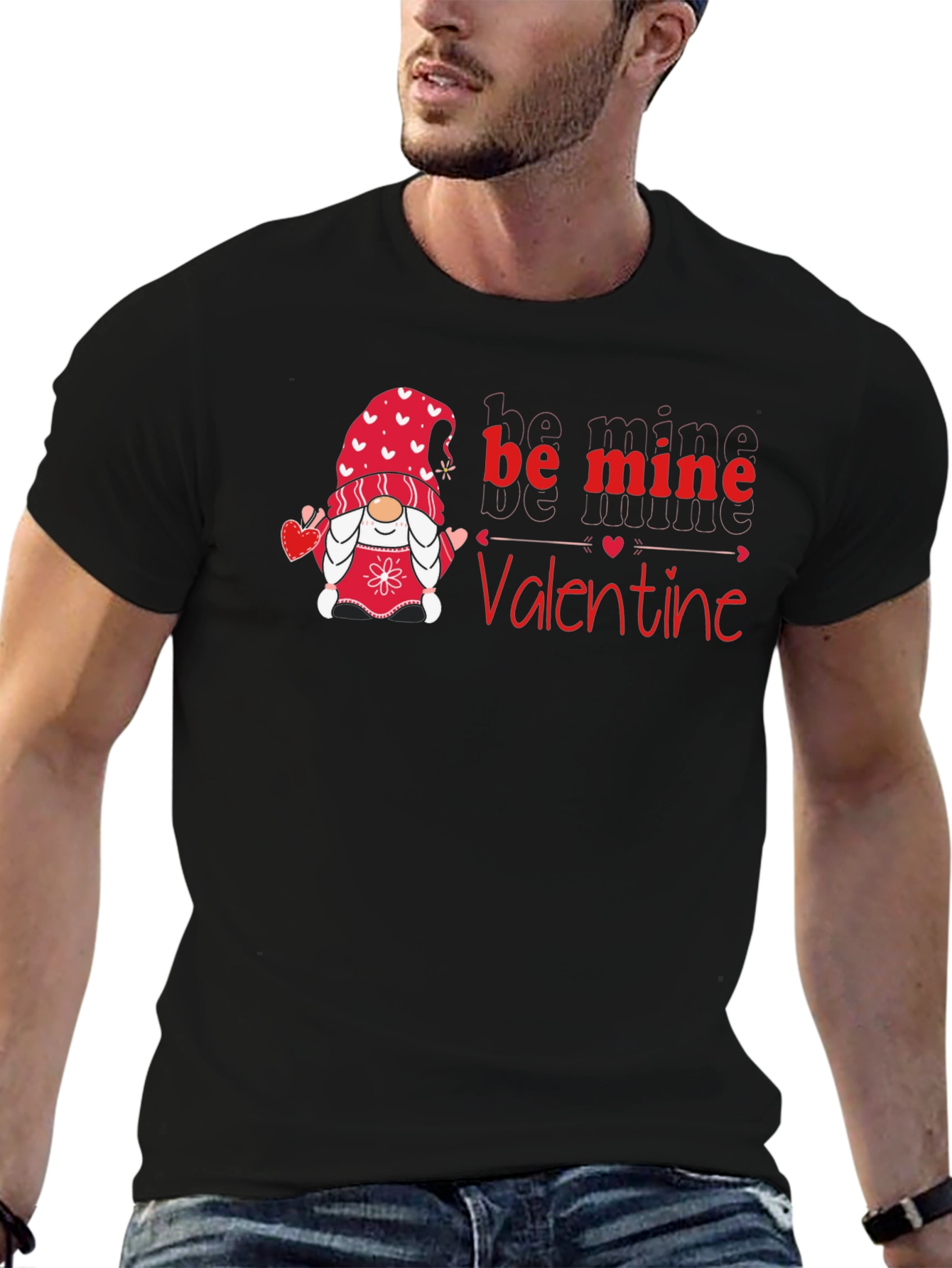 Be Mine Valentine Gnome T-Shirt
