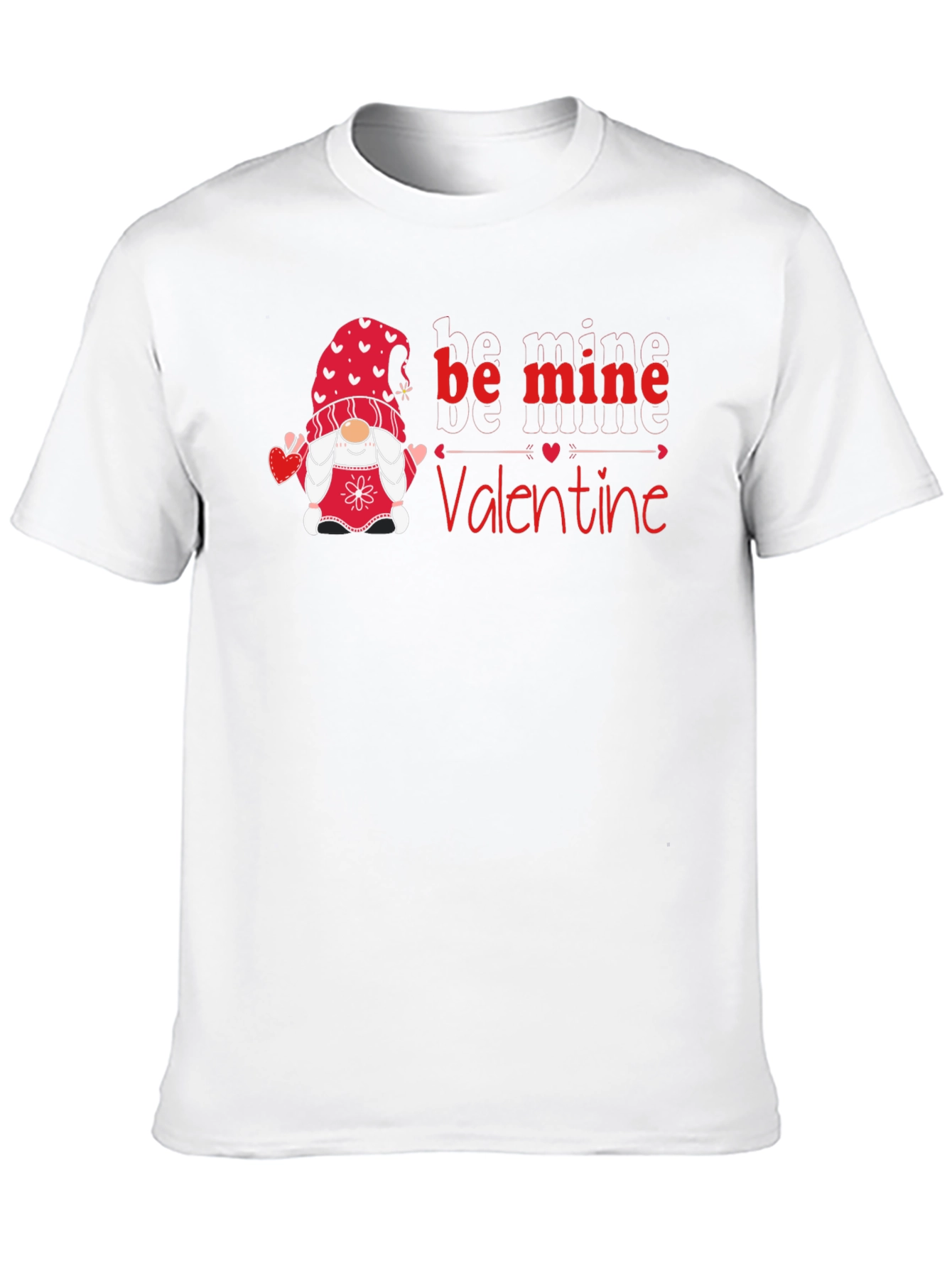 Be Mine Valentine Gnome T-Shirt