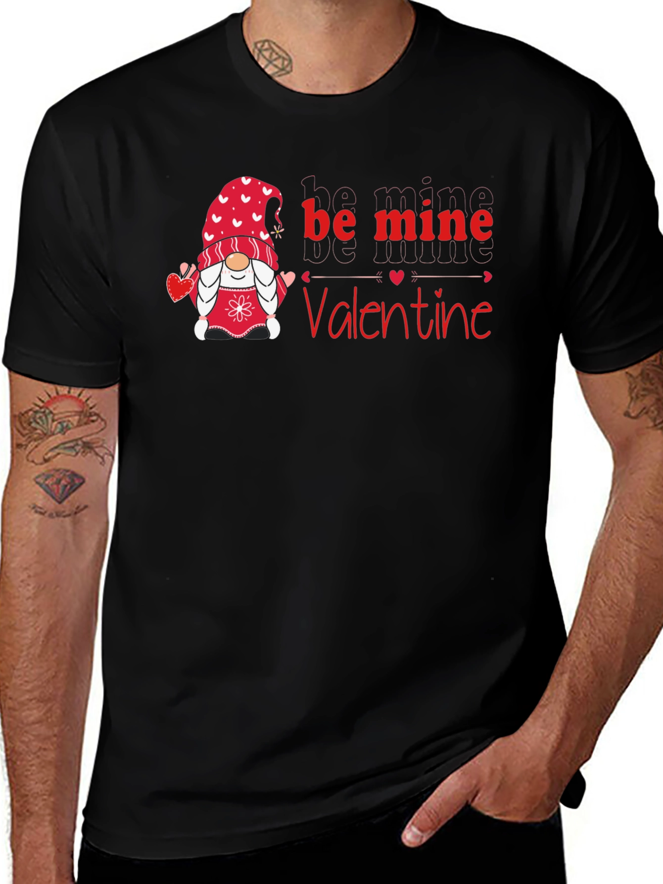 Be Mine Valentine Gnome T-Shirt