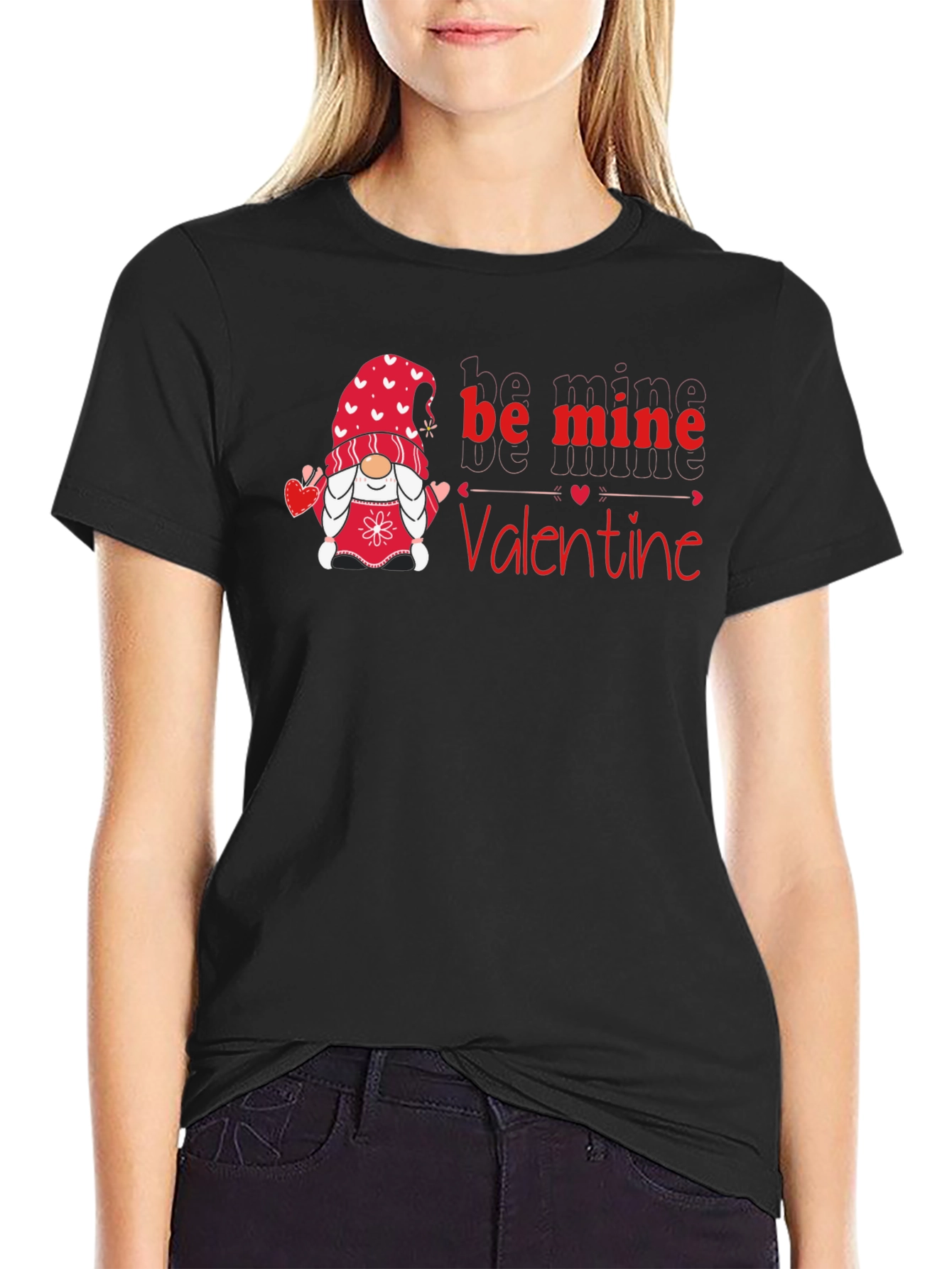 Be Mine Valentine Gnome T-Shirt