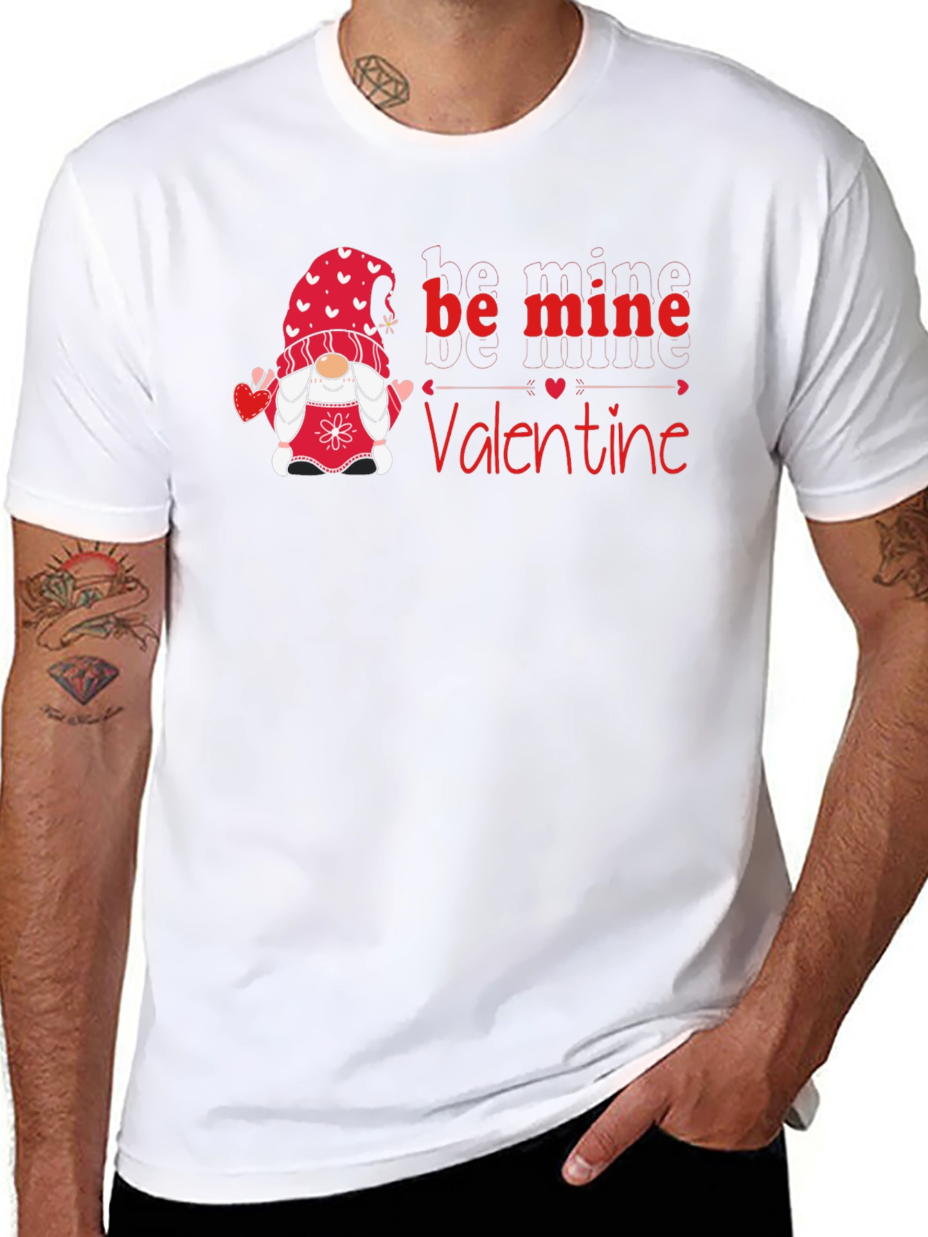 Be Mine Valentine Gnome T-Shirt
