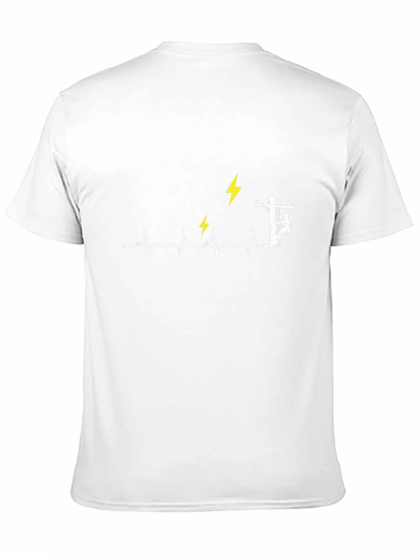 Electrician Heartbeat Graphic Tee