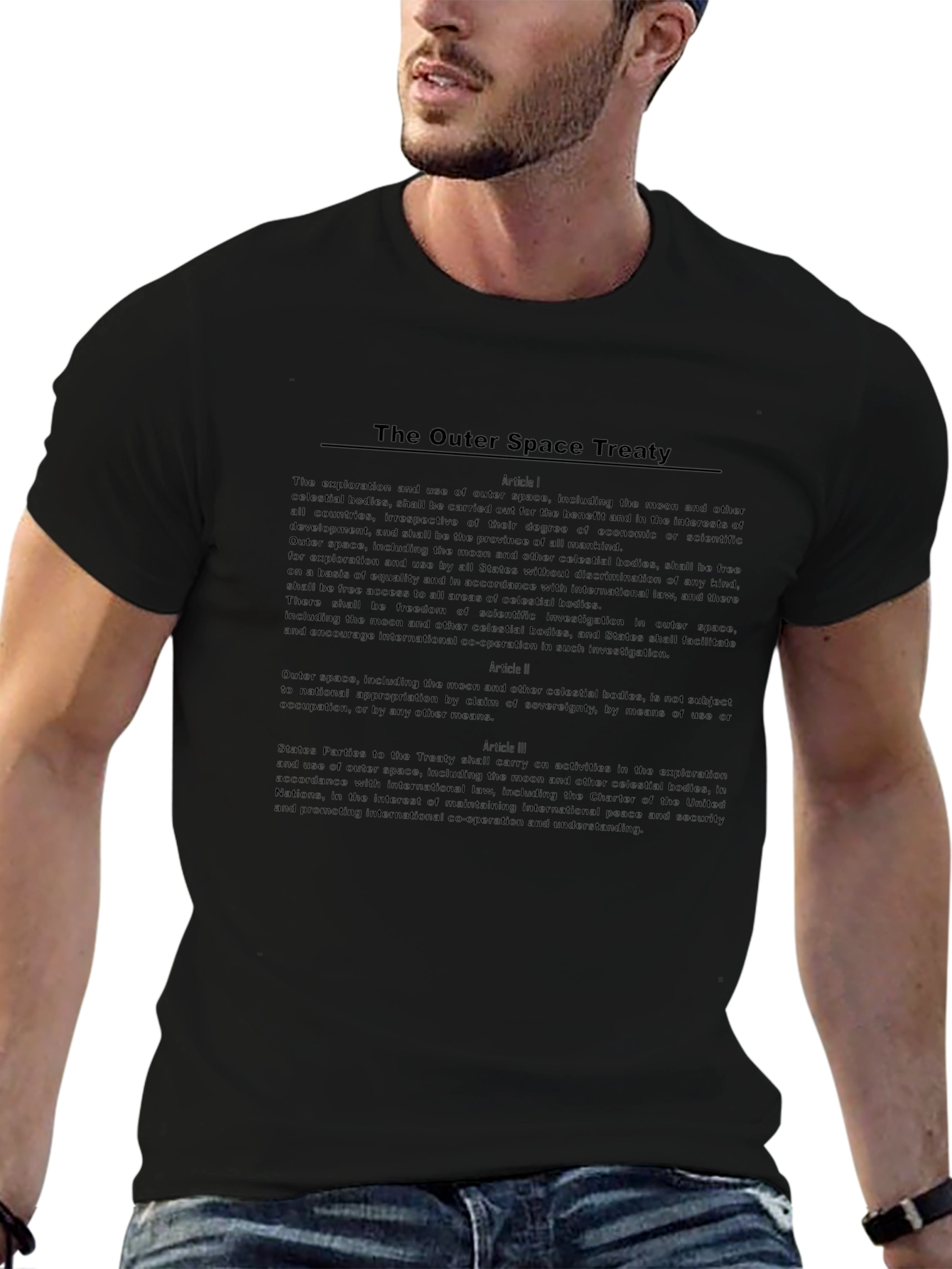 Outer Space Treaty Graphic T-Shirt