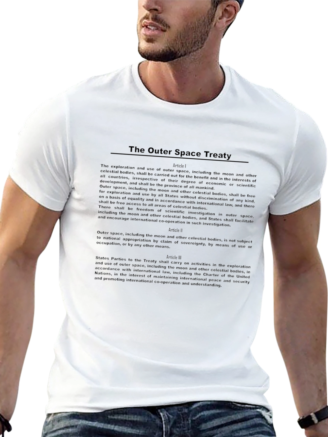 Outer Space Treaty Graphic T-Shirt