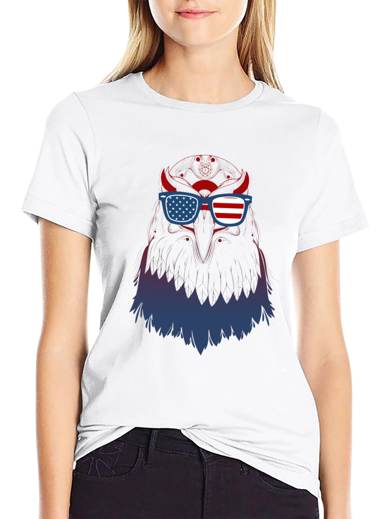 Patriotic Eagle Graphic Tee