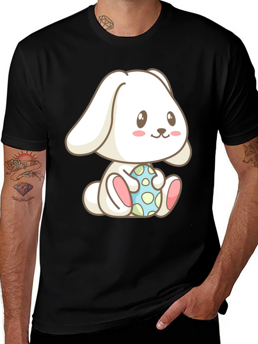 Cute Bunny with Easter Egg Graphic T-Shirt
