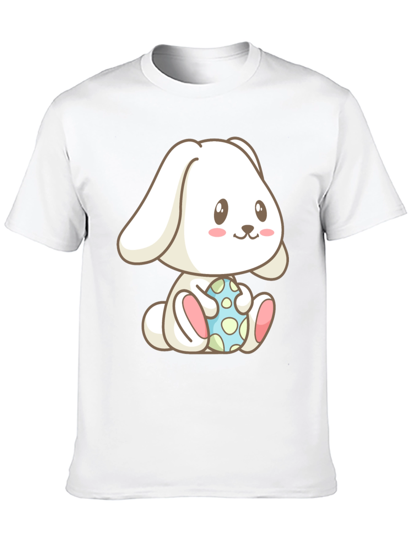 Cute Bunny with Easter Egg Graphic T-Shirt