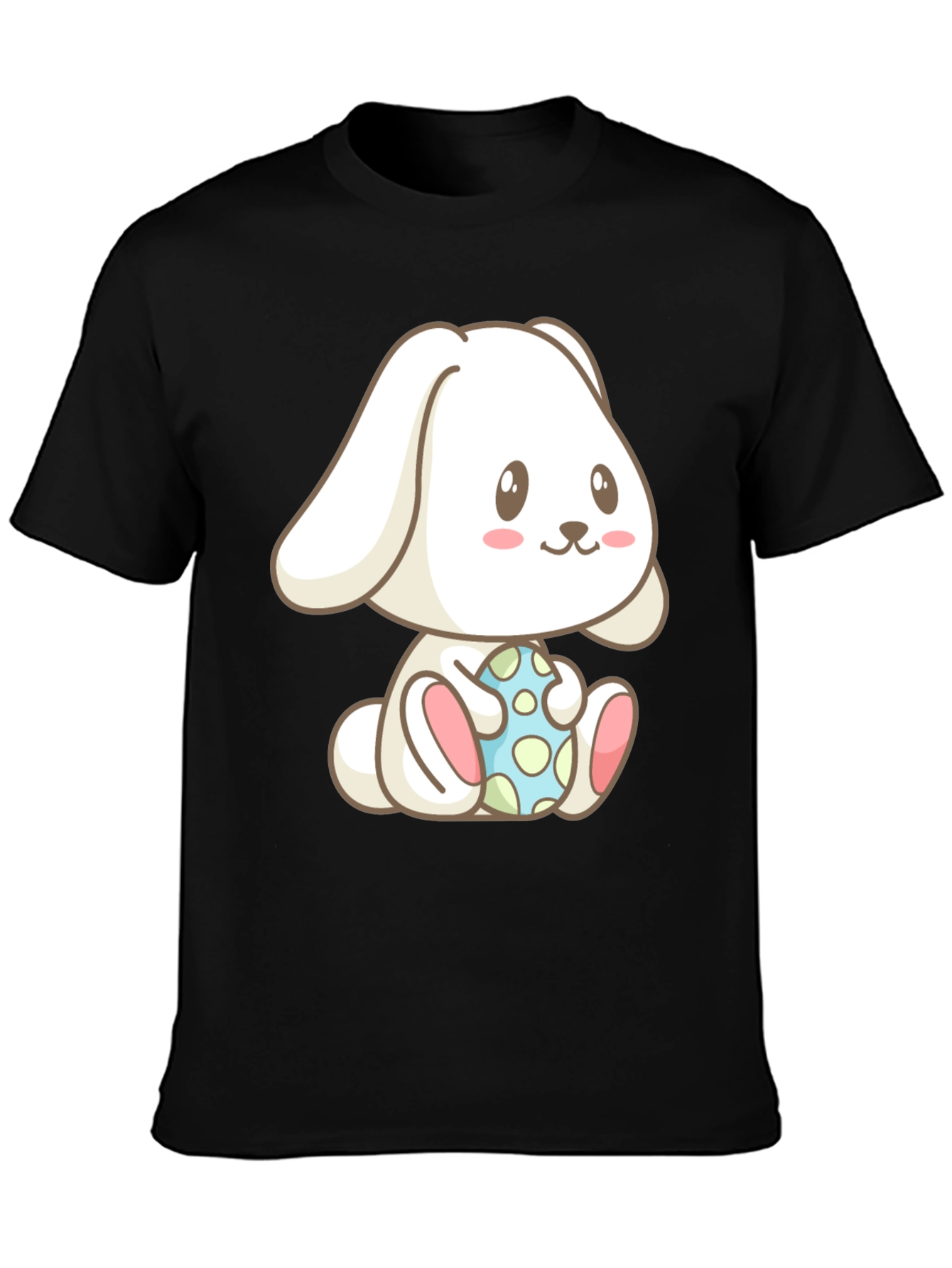 Cute Bunny with Easter Egg Graphic T-Shirt
