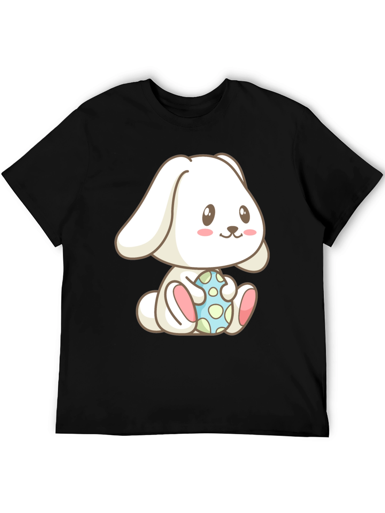 Cute Bunny with Easter Egg Graphic T-Shirt