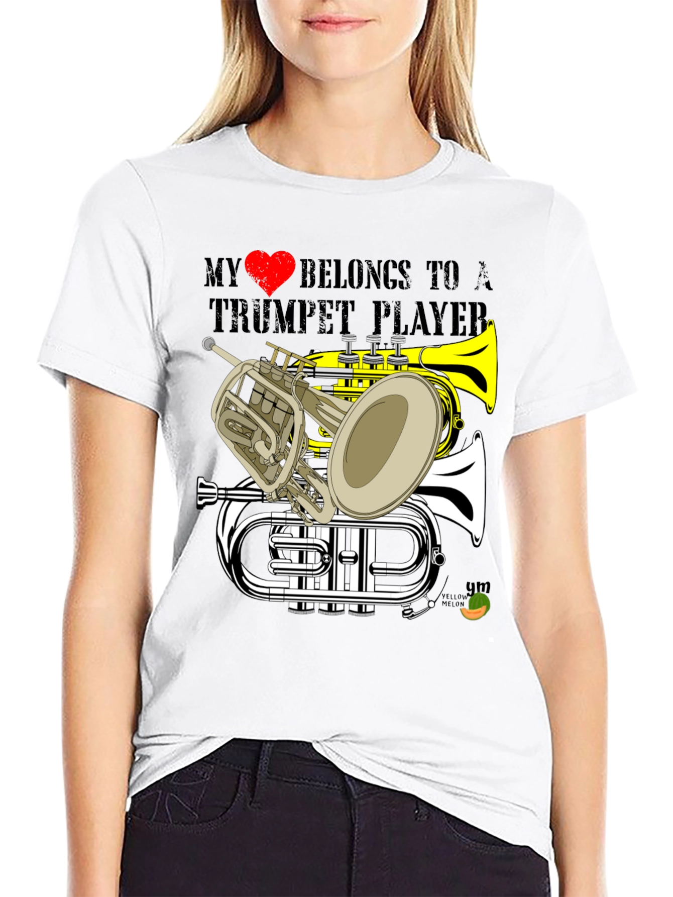 Trumpet Player T-Shirt - Music Lover Gift