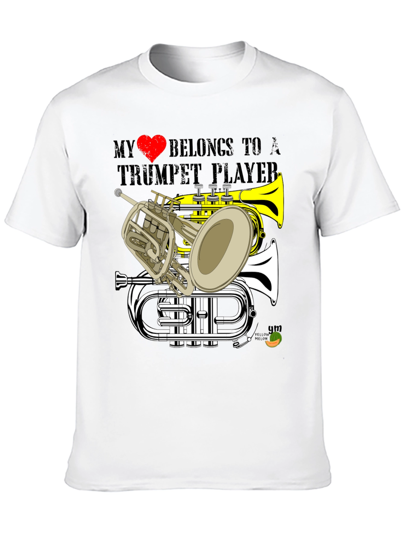 Trumpet Player T-Shirt - Music Lover Gift