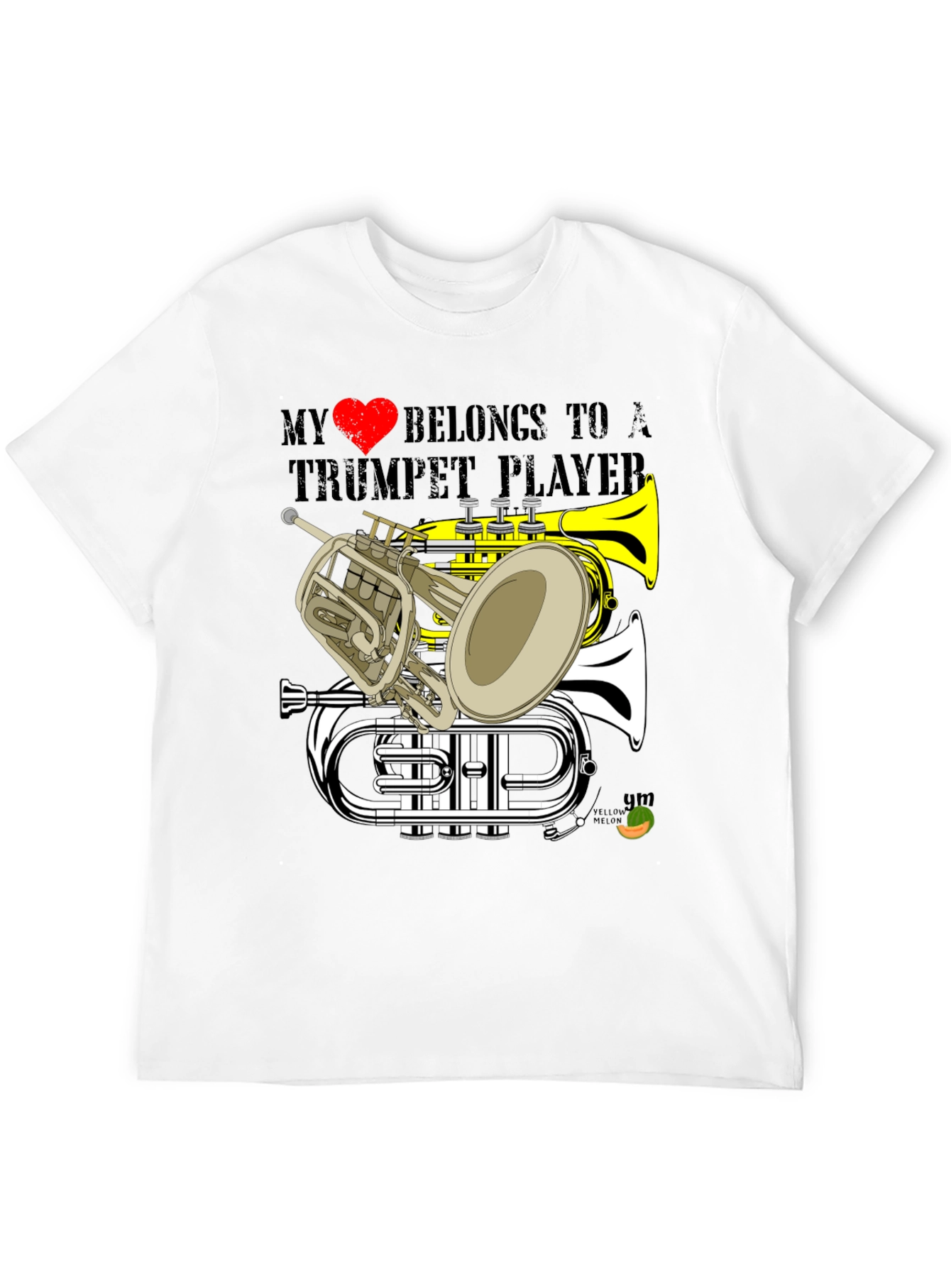 Trumpet Player T-Shirt - Music Lover Gift