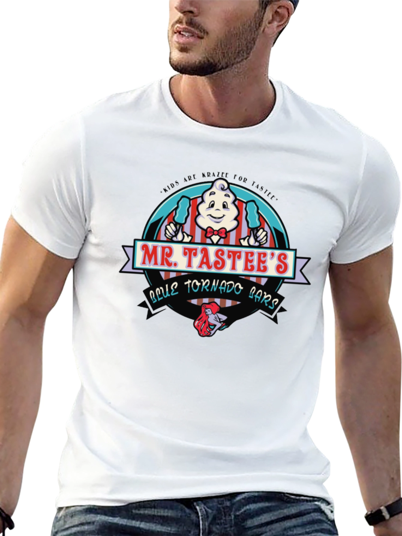 Mr. Tastees Blue Tornado Bars T-Shirt