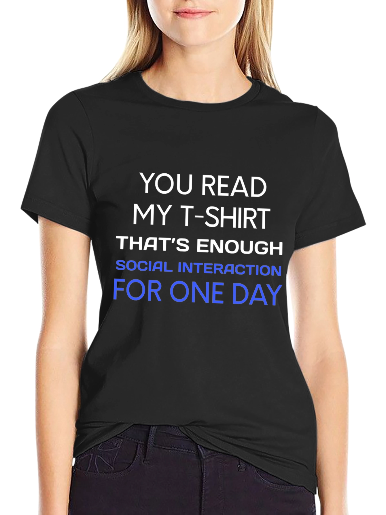 Funny Social Interaction T-Shirt