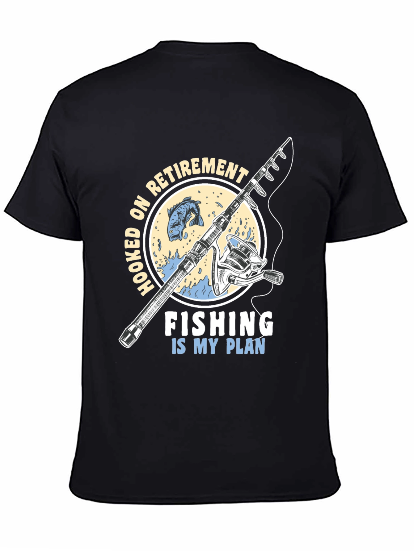 Hooked On Retirement Fishing T-Shirt