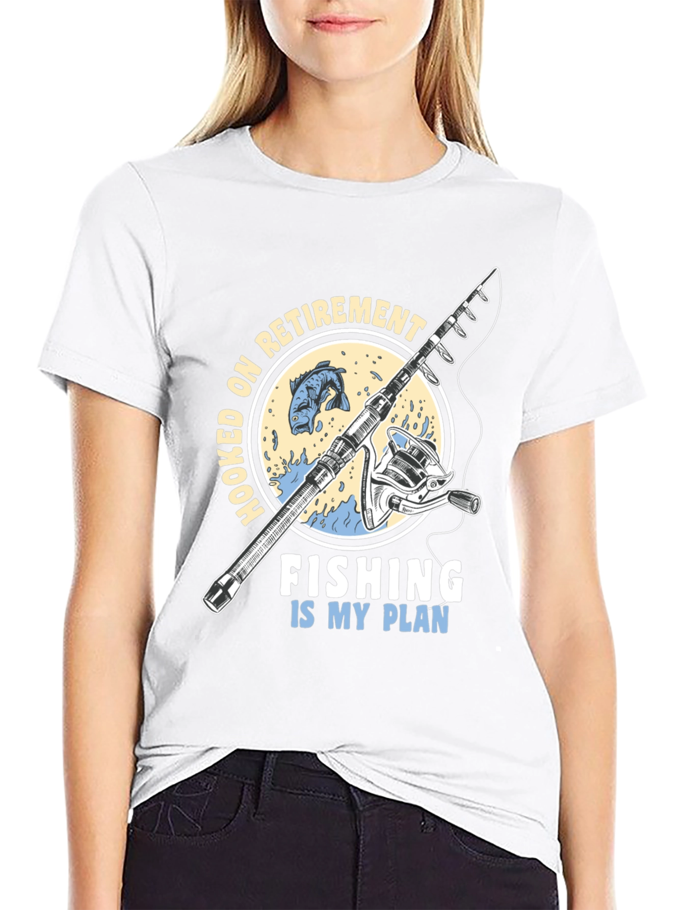 Hooked On Retirement Fishing T-Shirt