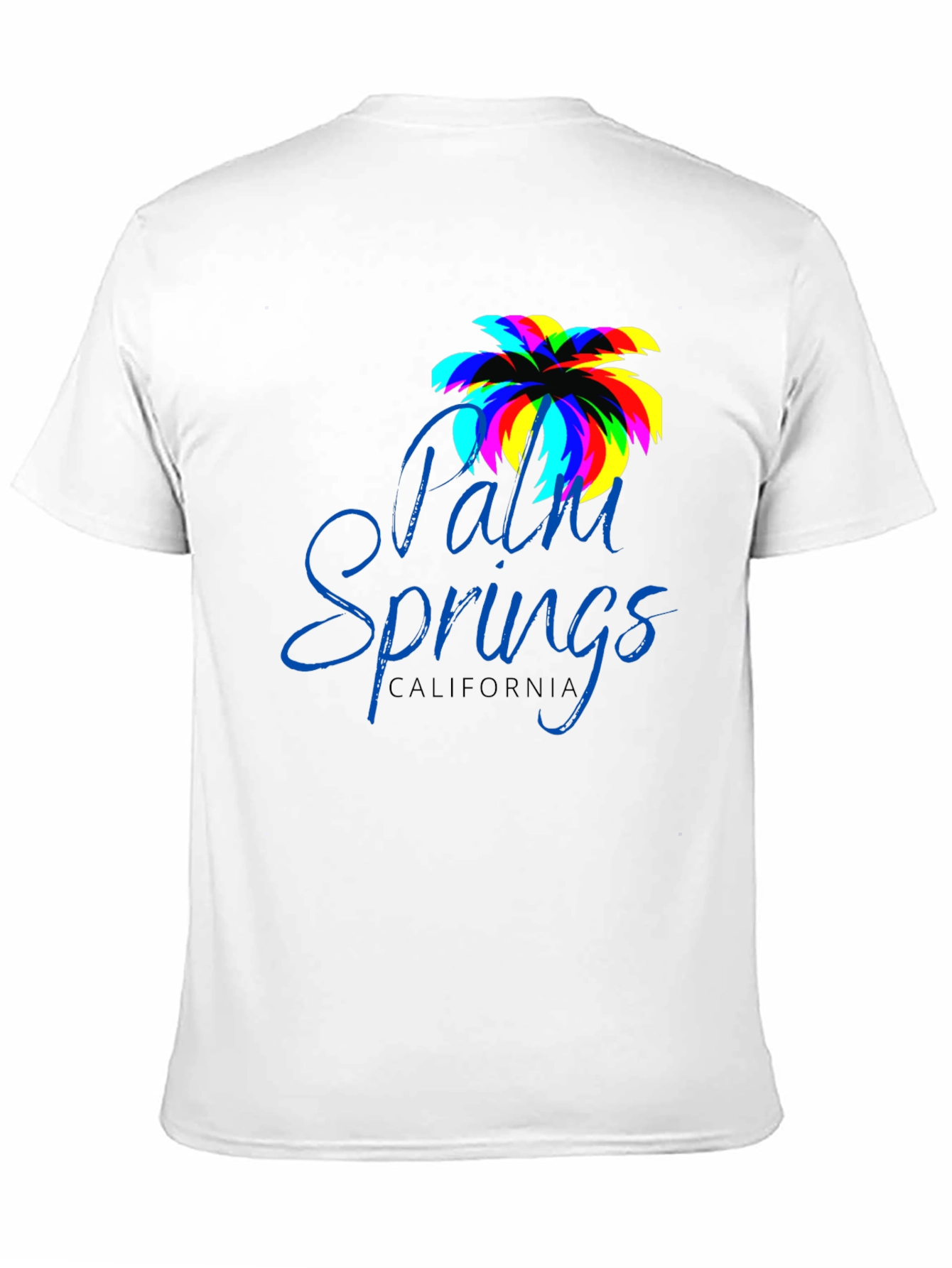 Palm Springs California Black T-Shirt