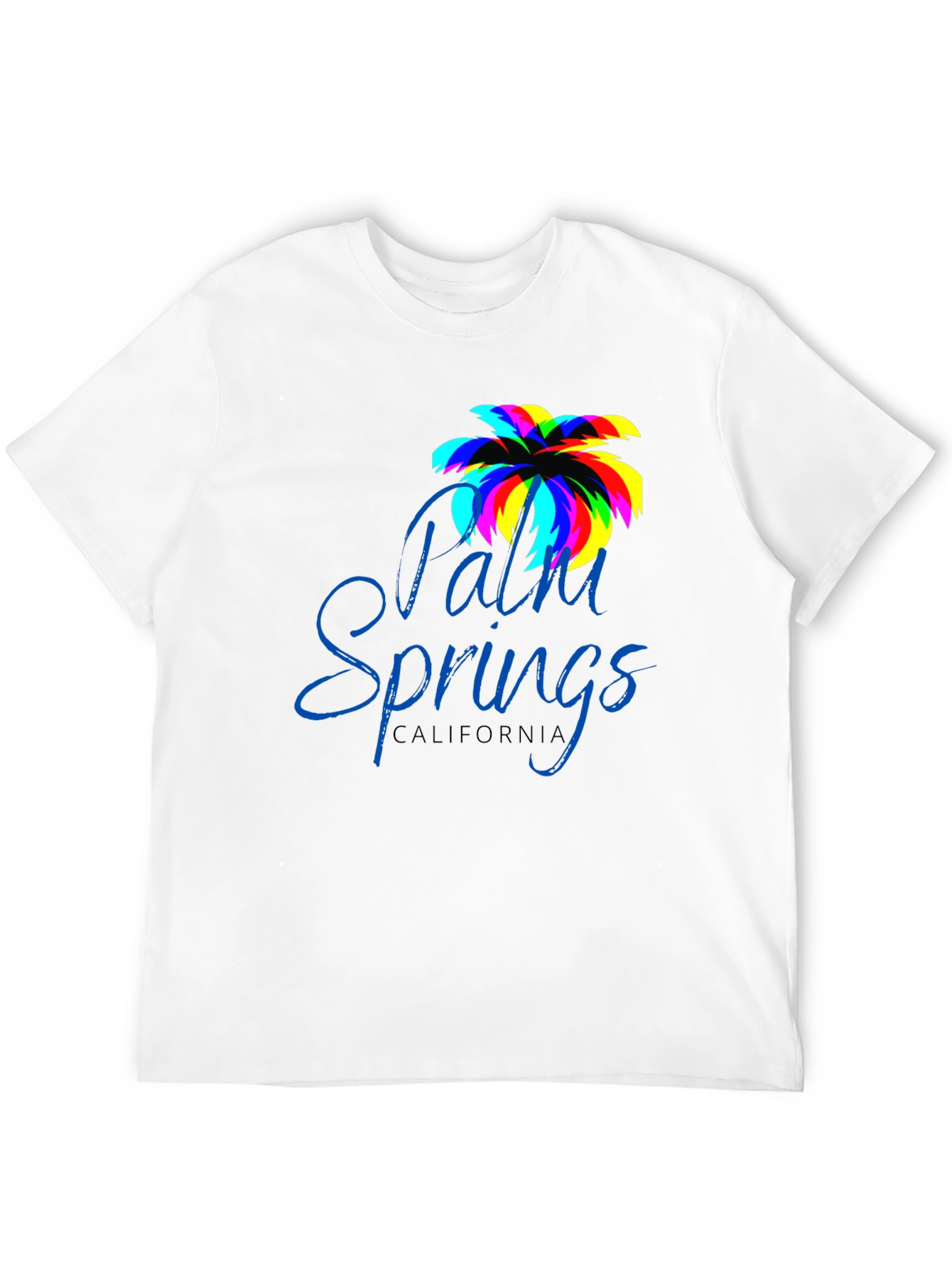 Palm Springs California Black T-Shirt