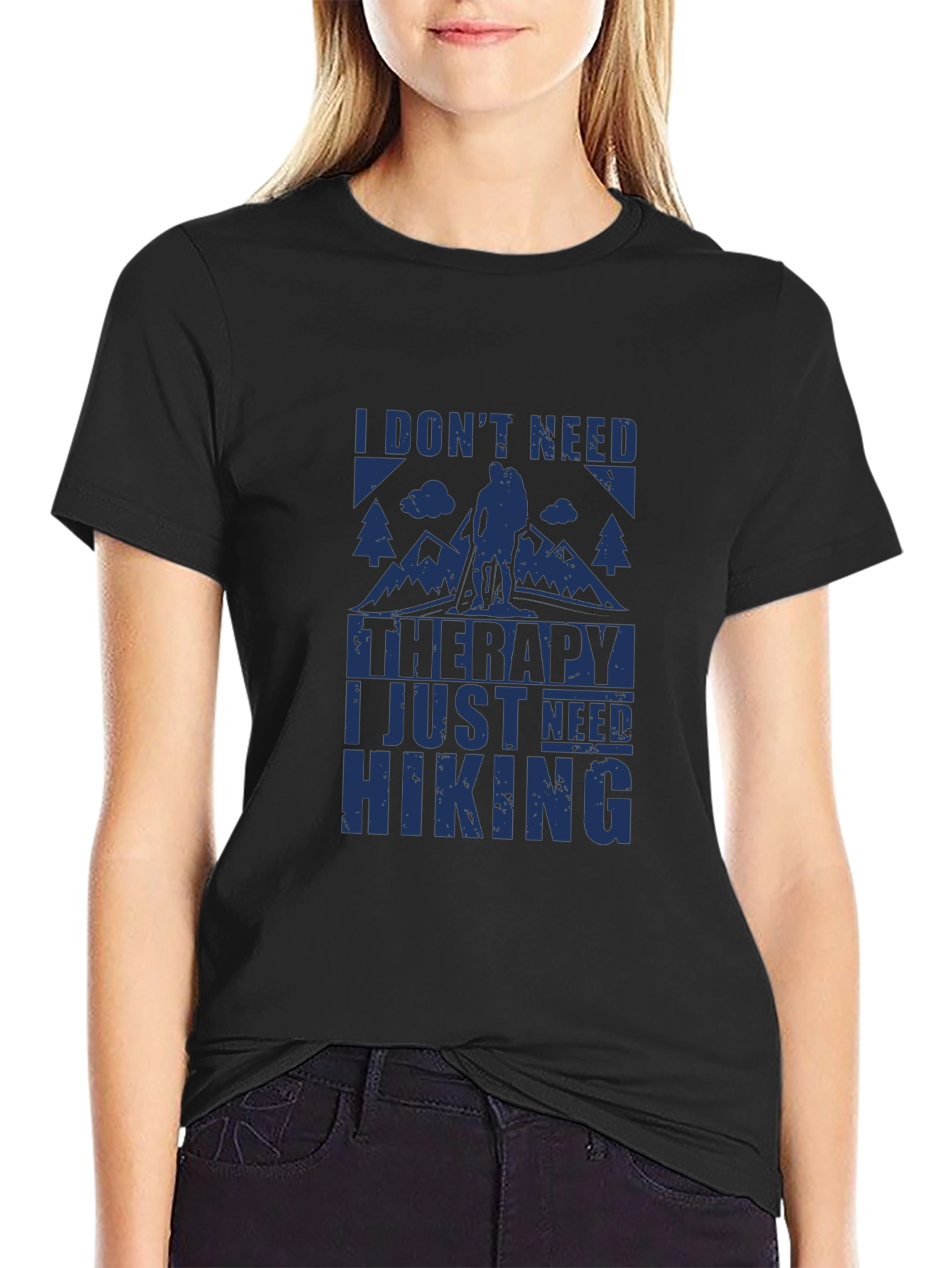 Hiking Therapy Graphic Tee - Outdoor Adventure Shirt