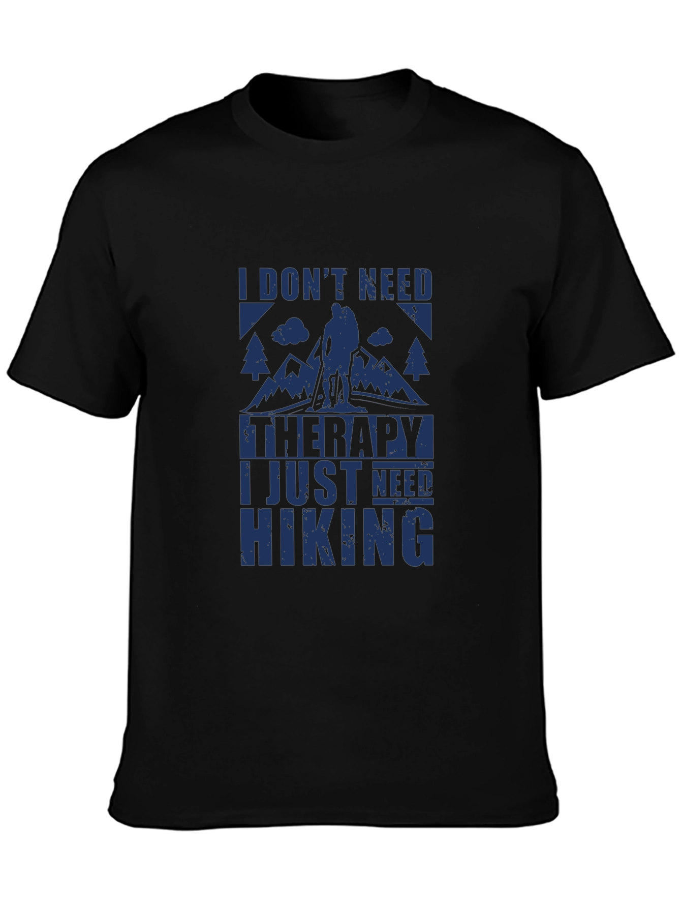 Hiking Therapy Graphic Tee - Outdoor Adventure Shirt