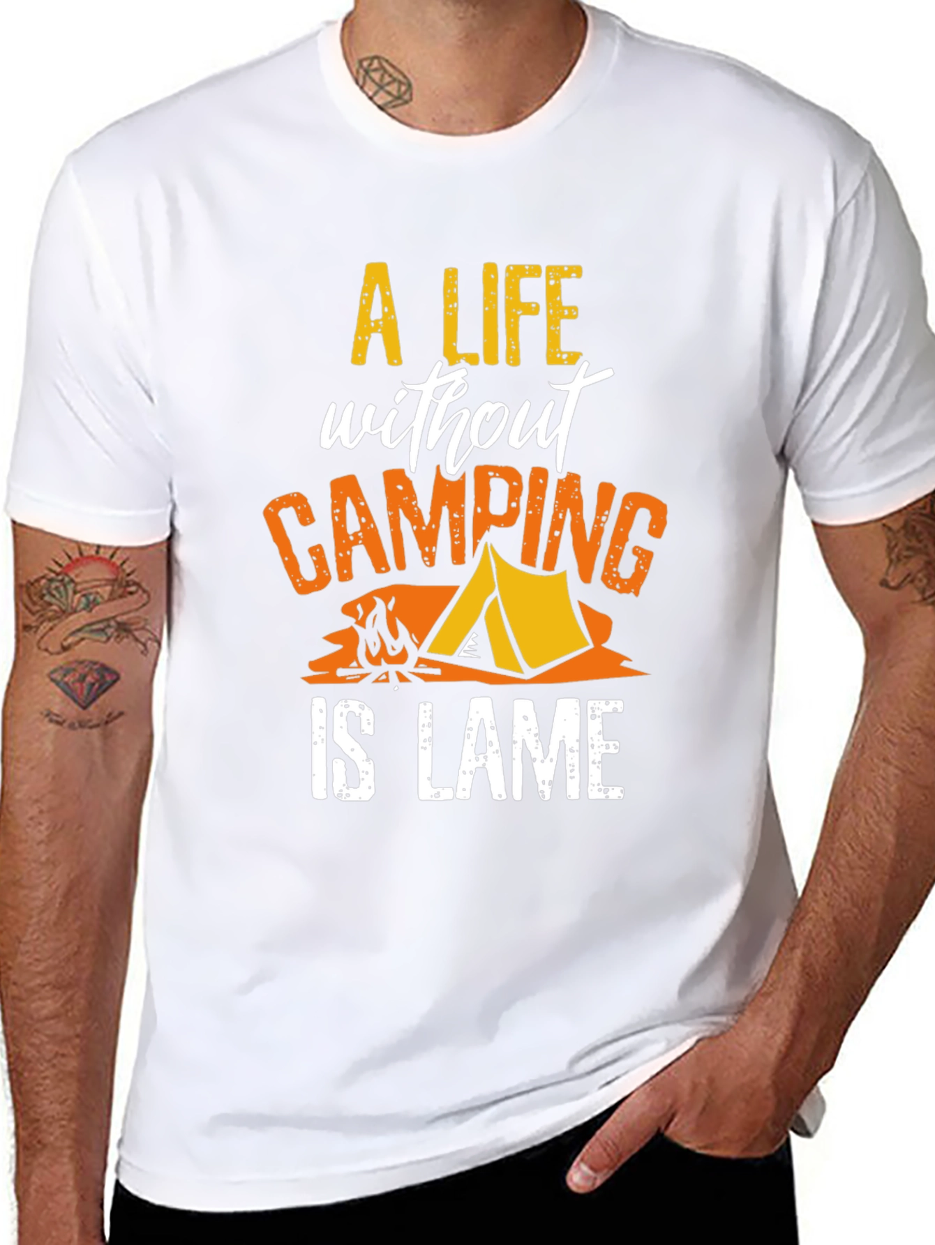 Camping is Life Tee - Adventure T-Shirt