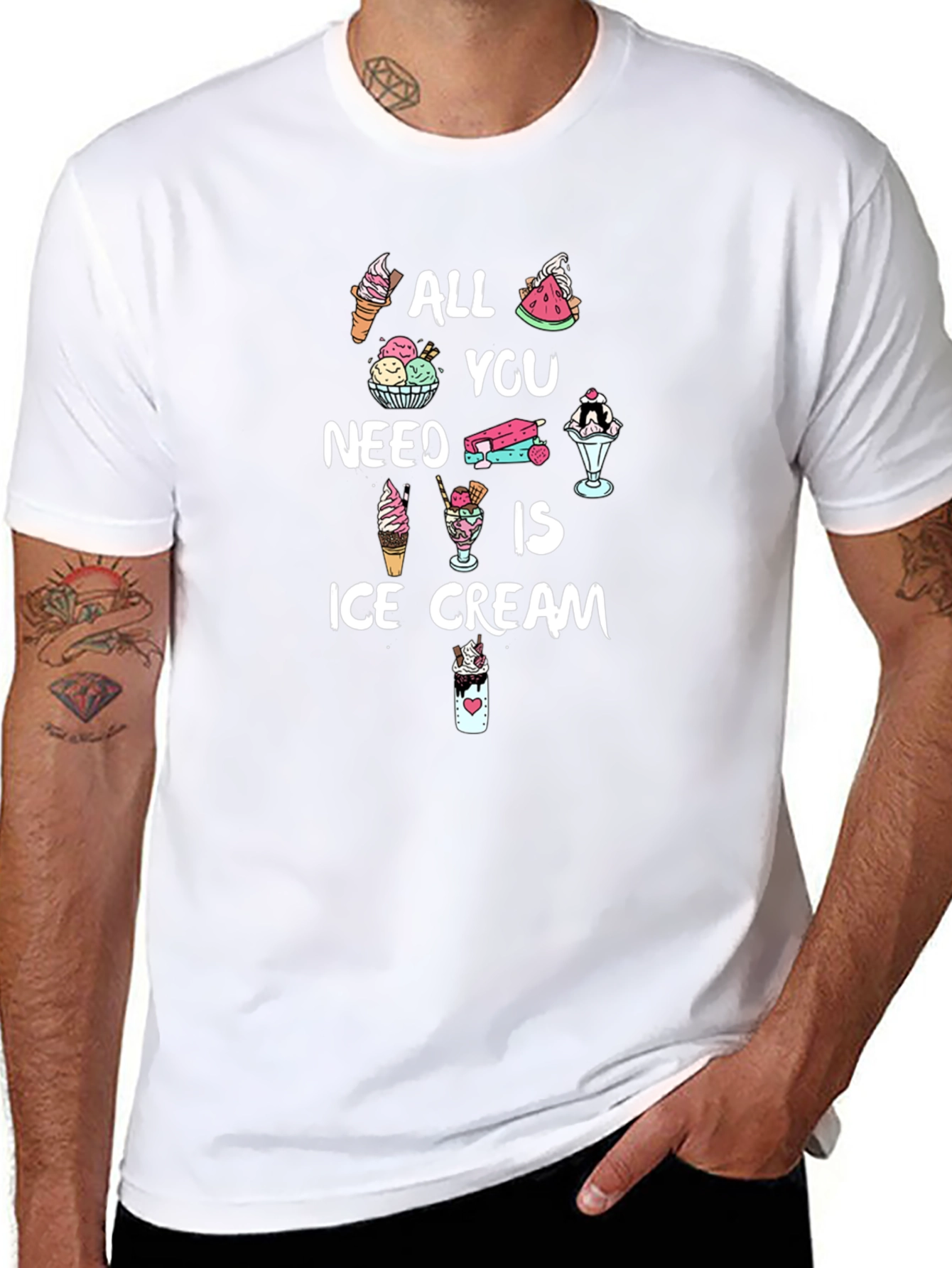 All You Need Is Ice Cream Graphic Tee