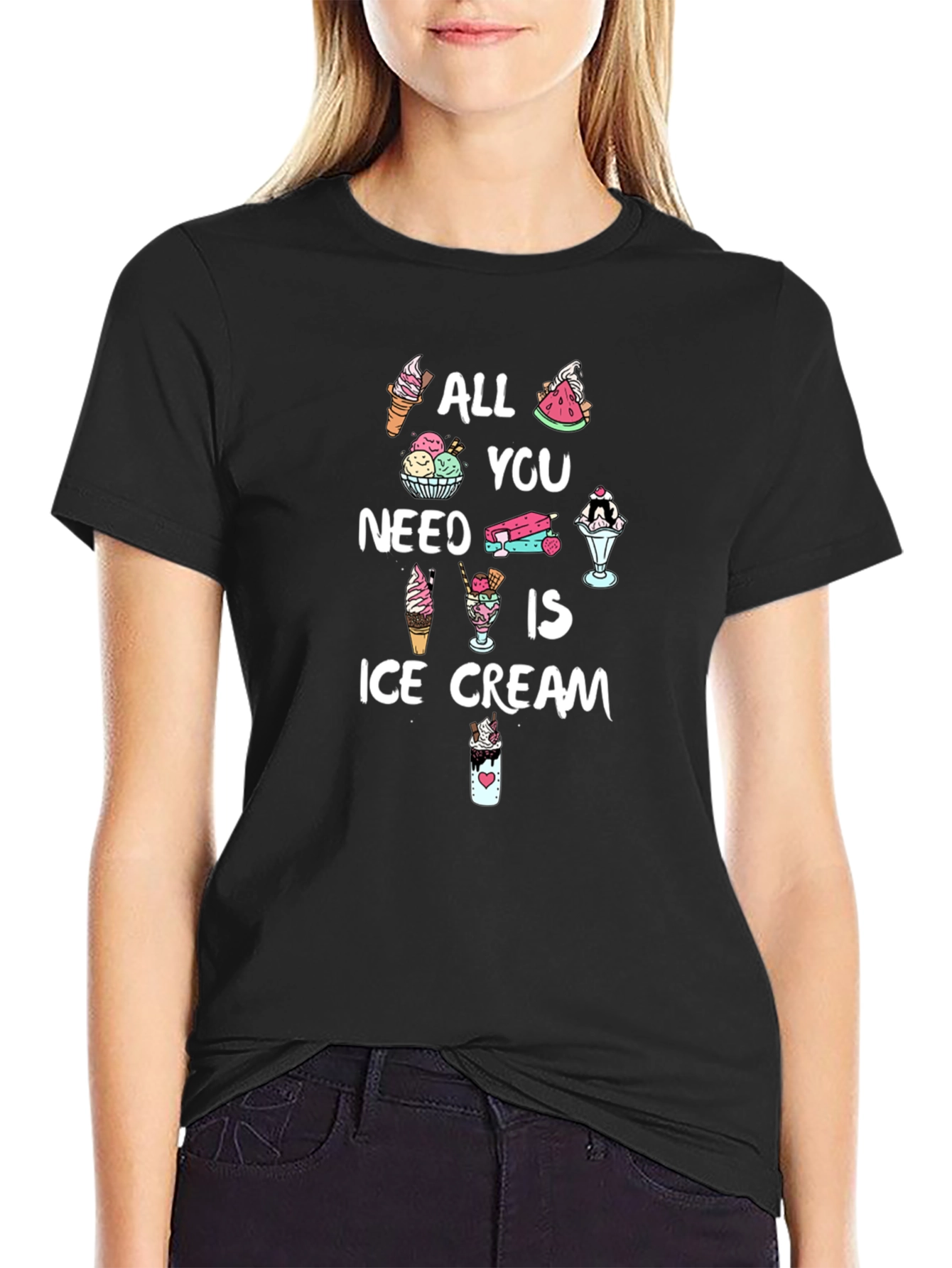All You Need Is Ice Cream Graphic Tee