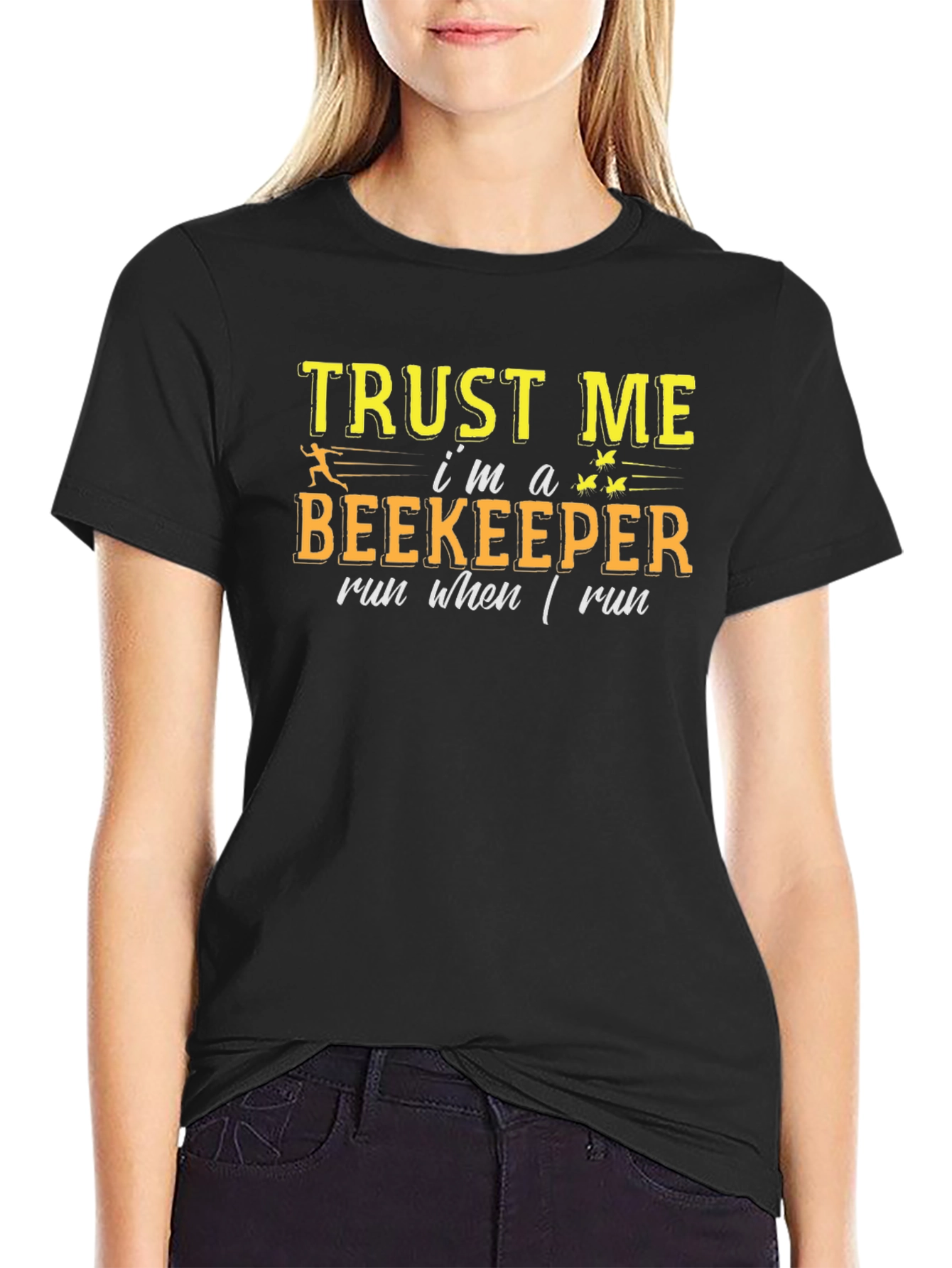 Trust Me Im a Beekeeper Black T-Shirt