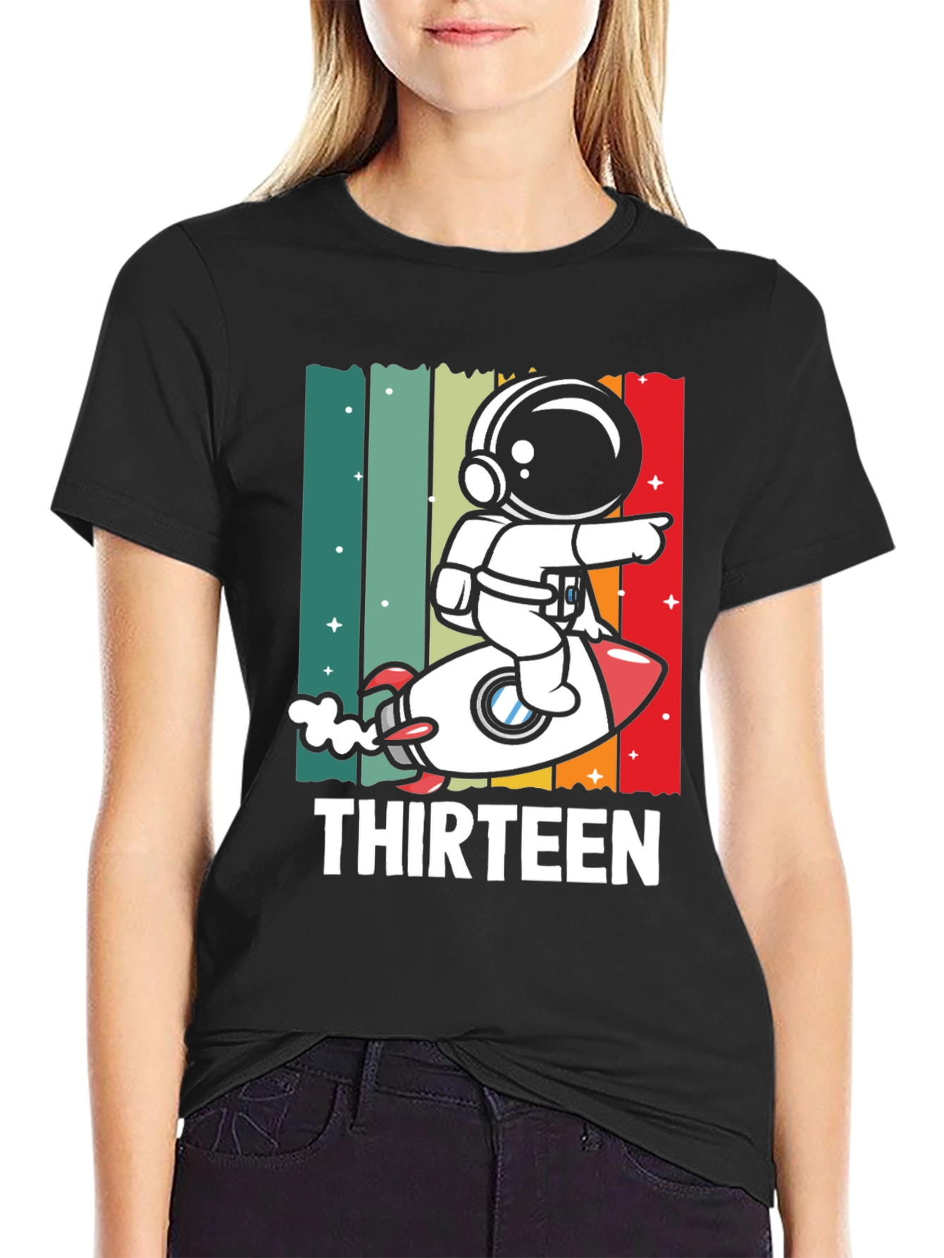Thirteen Astronaut Rocket T-Shirt