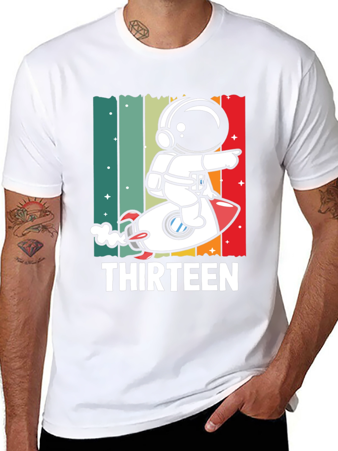 Thirteen Astronaut Rocket T-Shirt