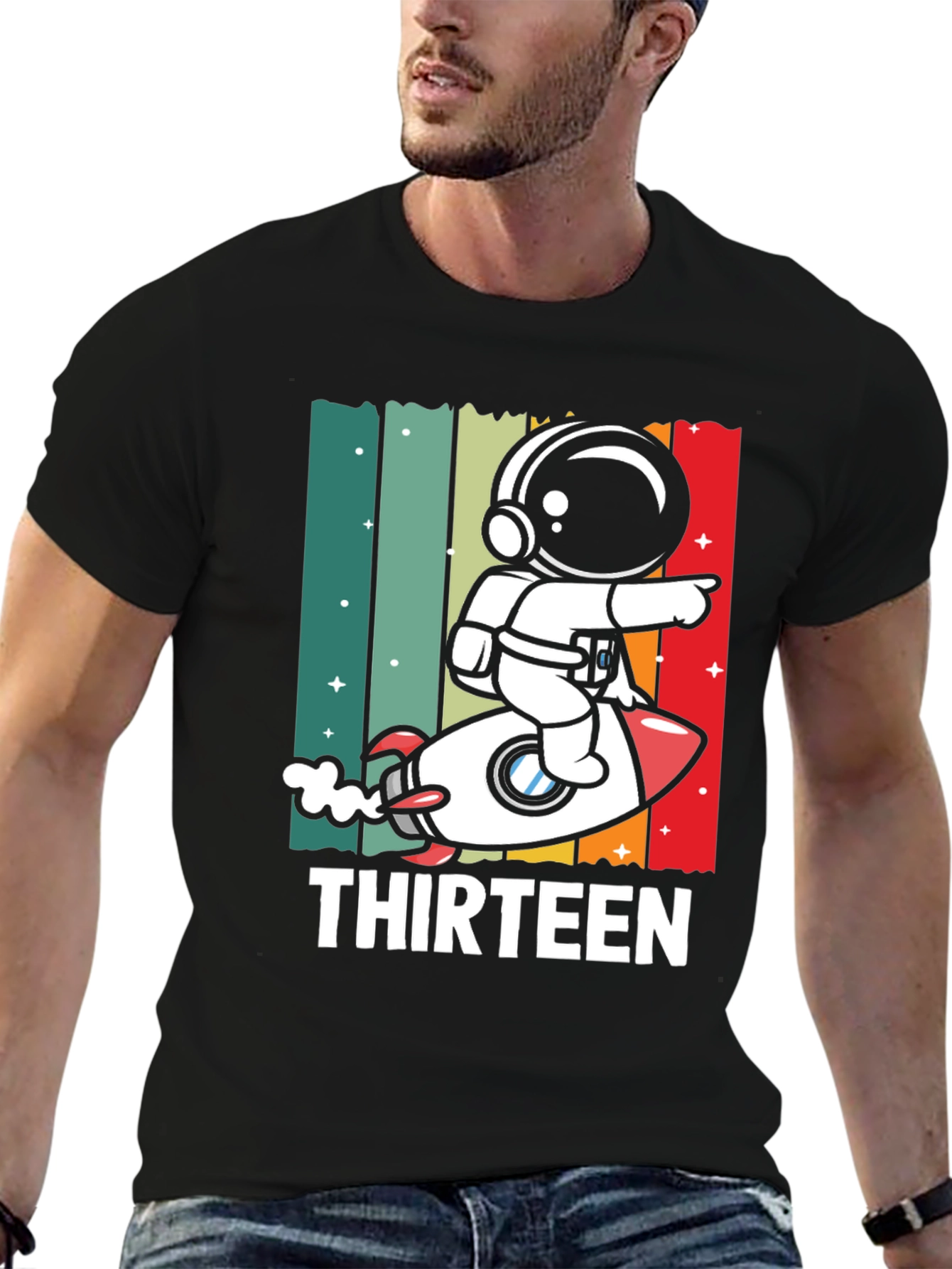 Thirteen Astronaut Rocket T-Shirt