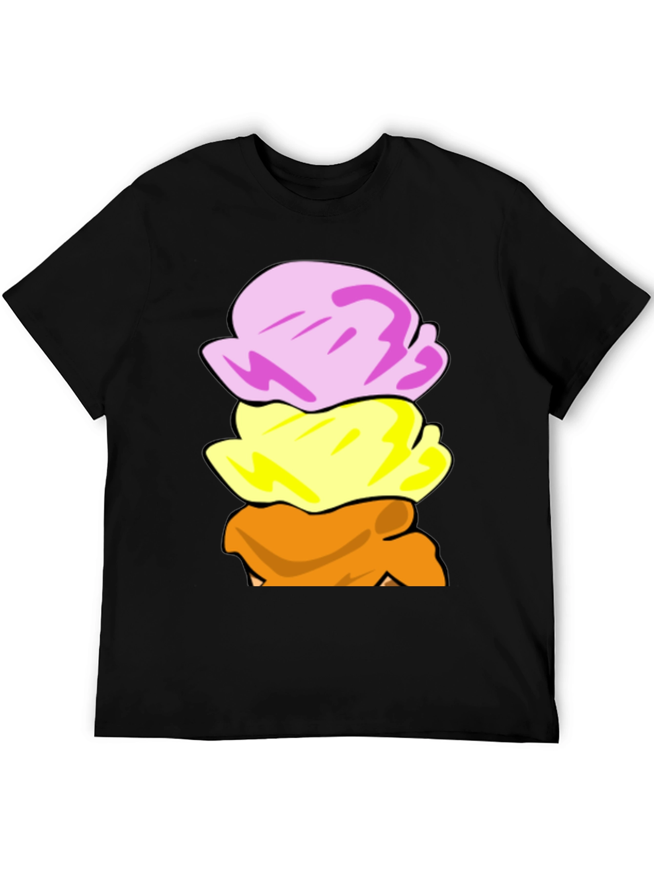 Ice Cream Scoop Stack Graphic T-Shirt