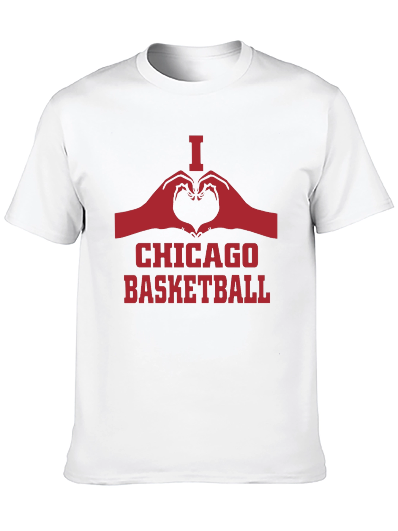 I Love Chicago Basketball T-Shirt