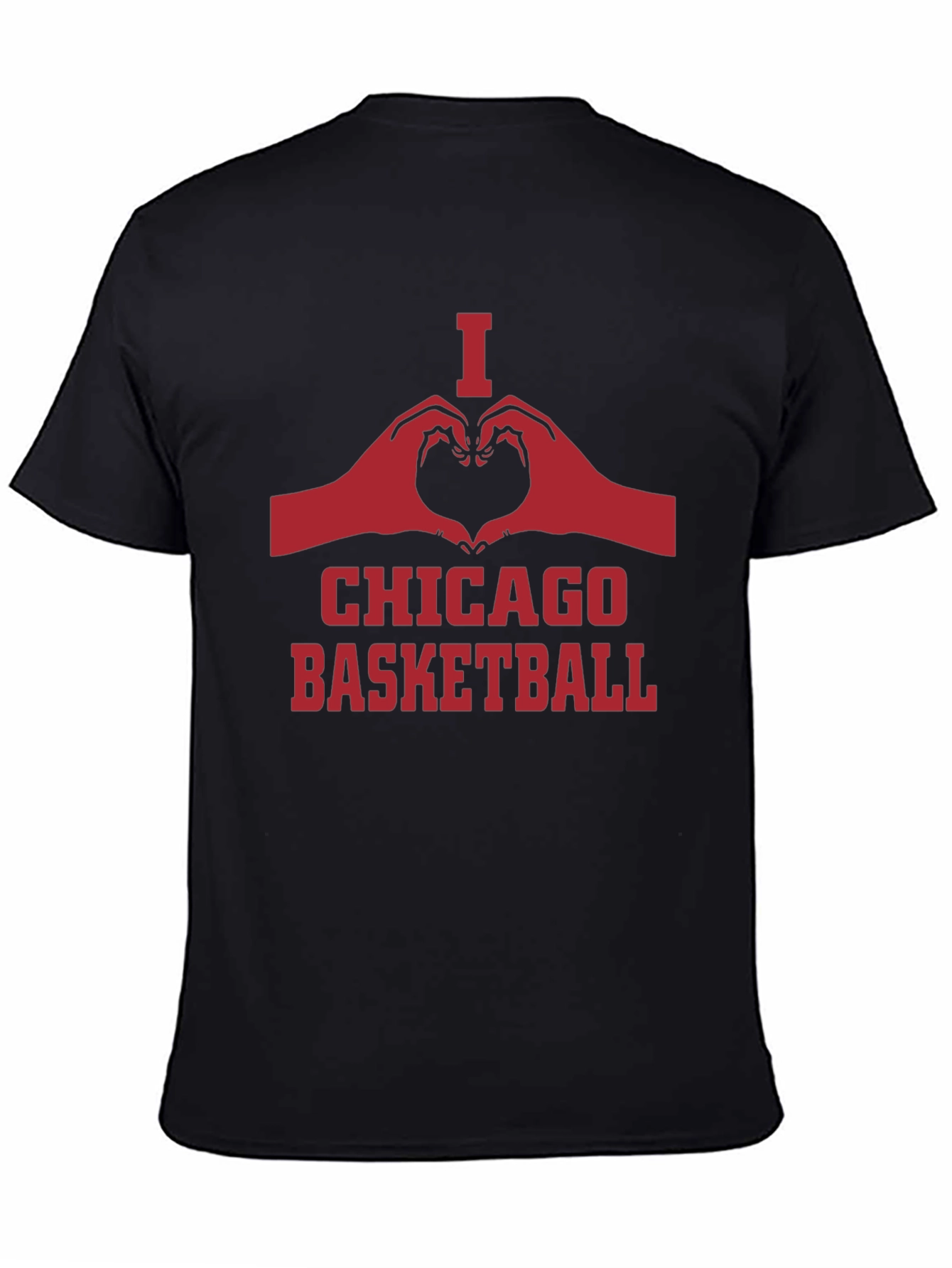 I Love Chicago Basketball T-Shirt