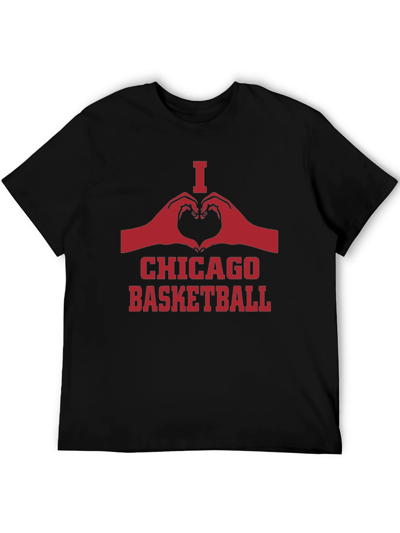 I Love Chicago Basketball T-Shirt