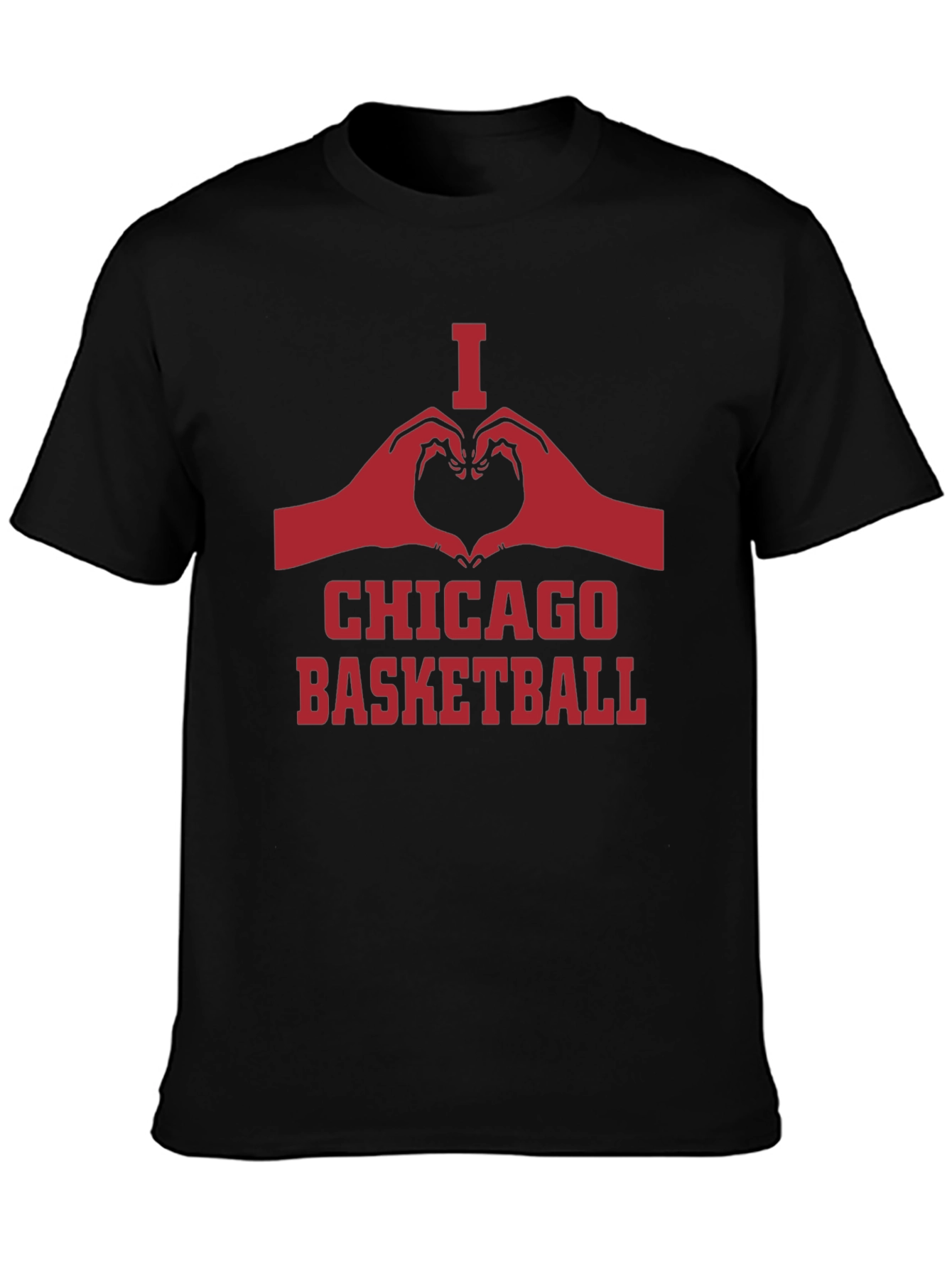 I Love Chicago Basketball T-Shirt