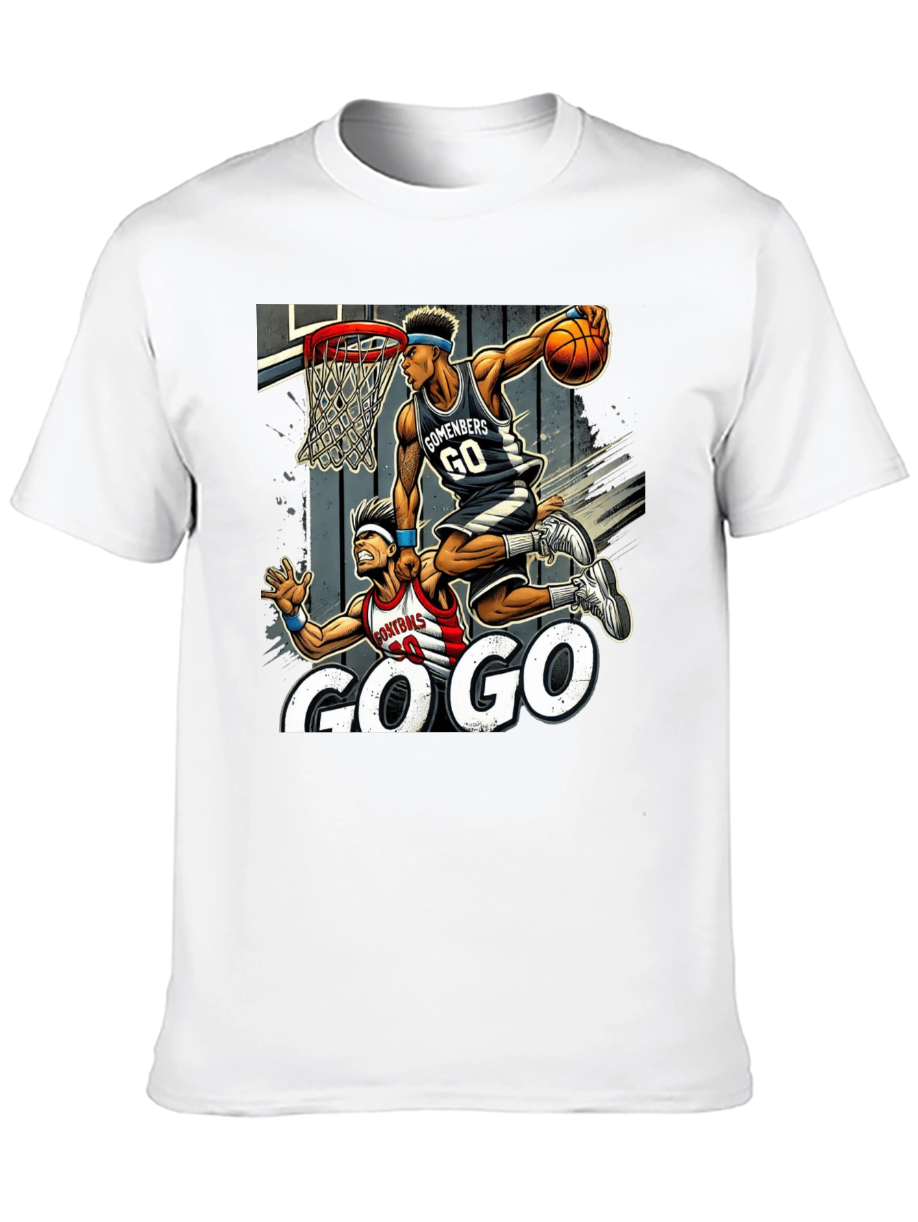 Go Go Basketball Graphic T-Shirt