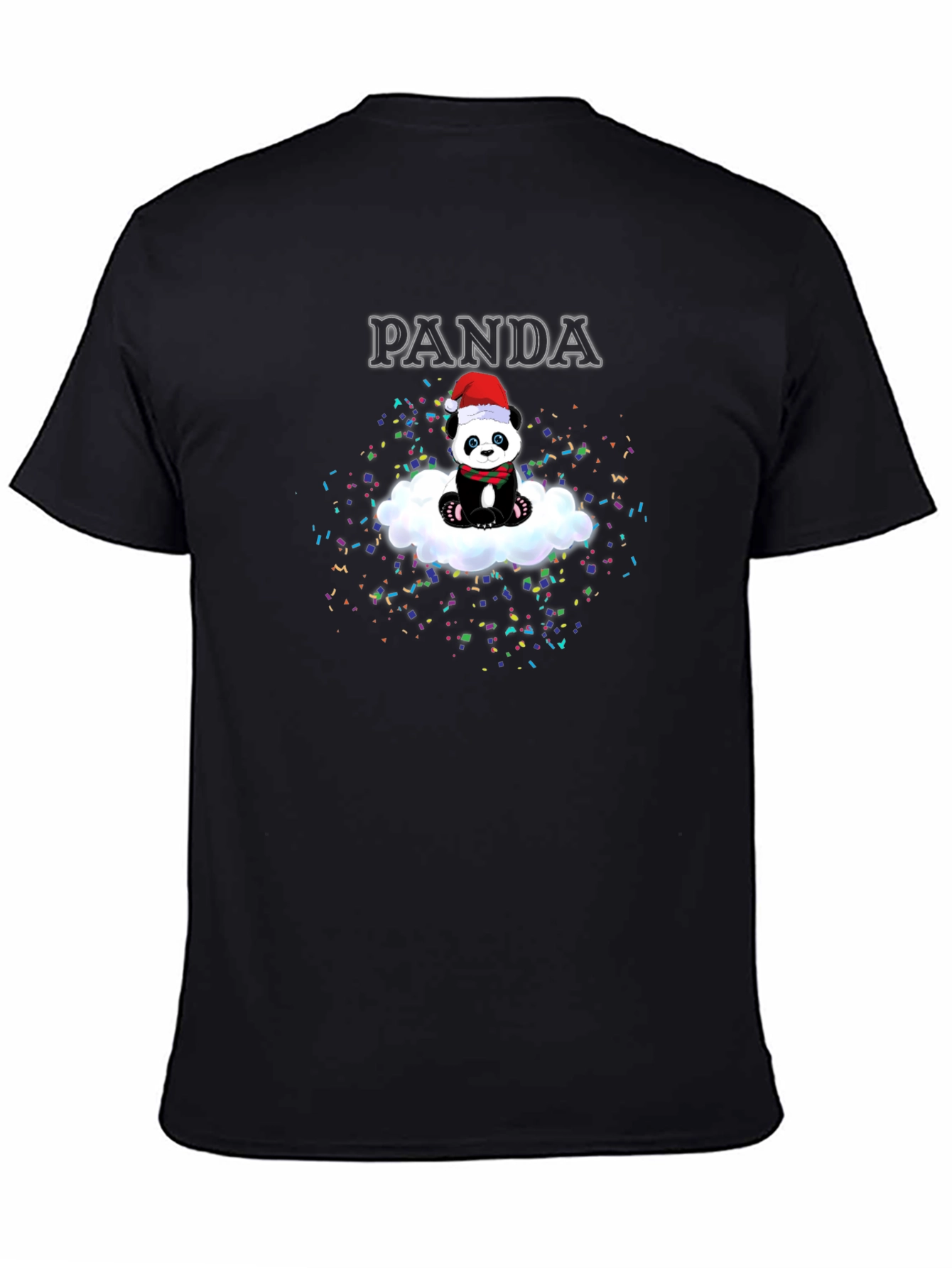 Panda Cloud Christmas T-Shirt