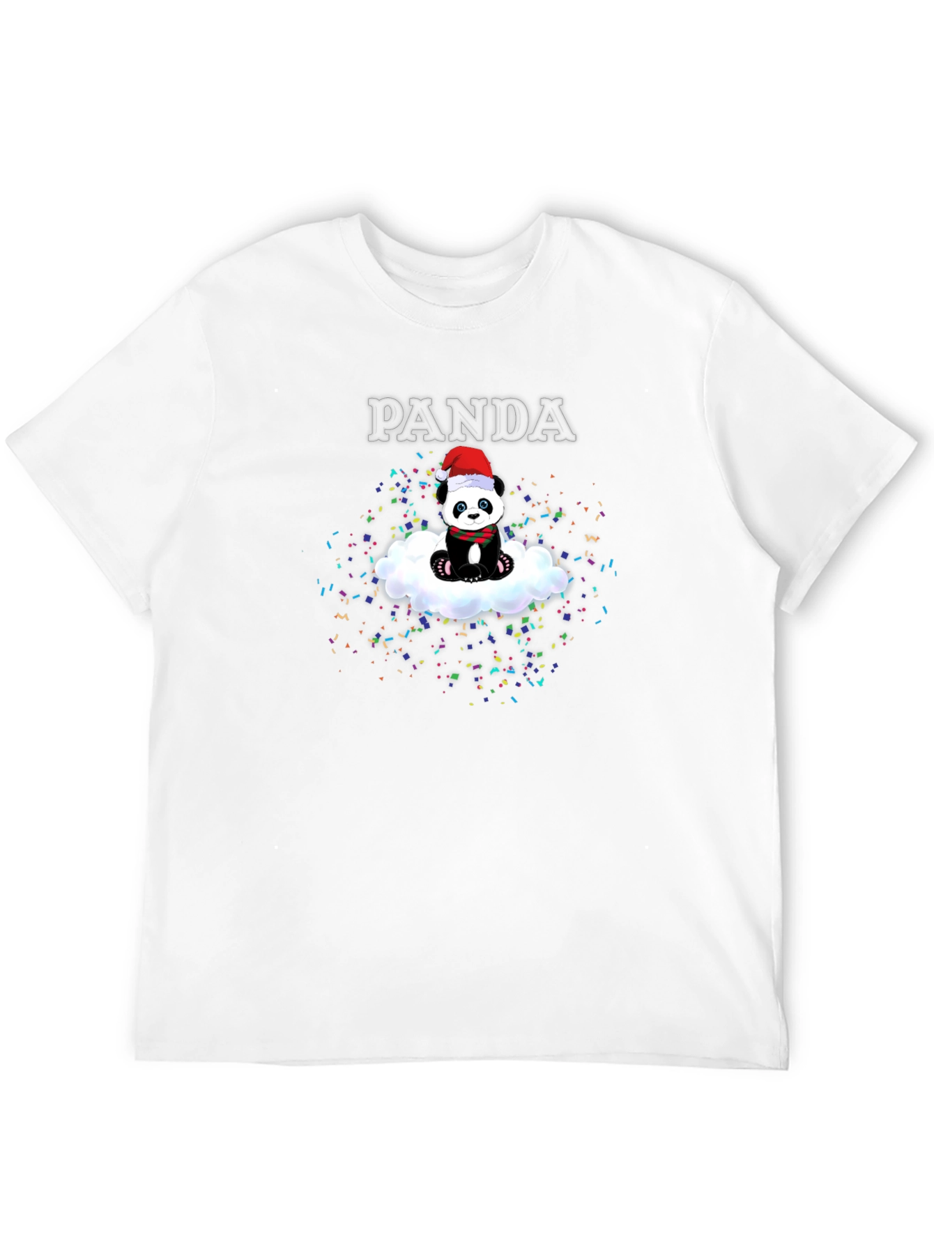 Panda Cloud Christmas T-Shirt