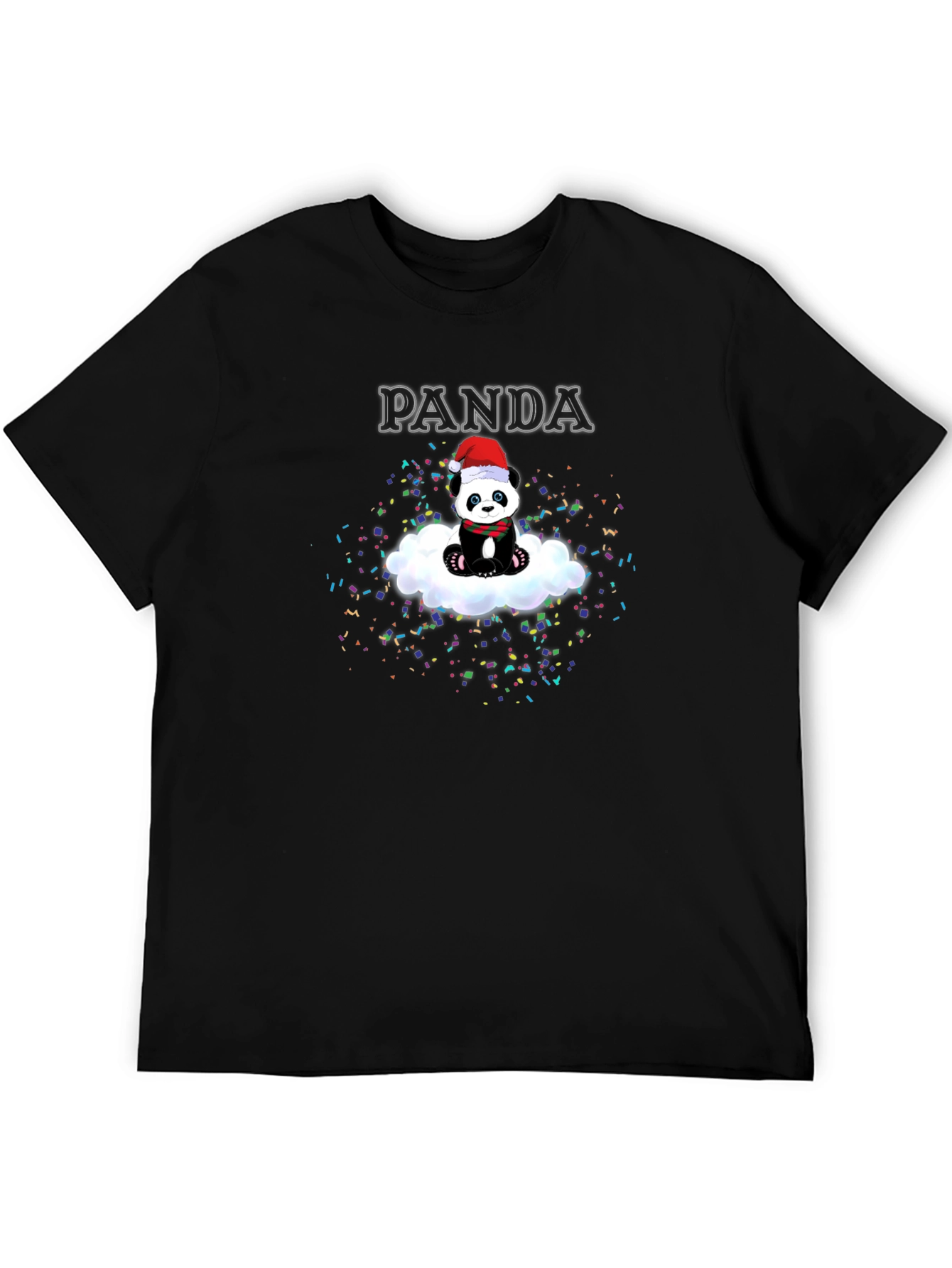 Panda Cloud Christmas T-Shirt