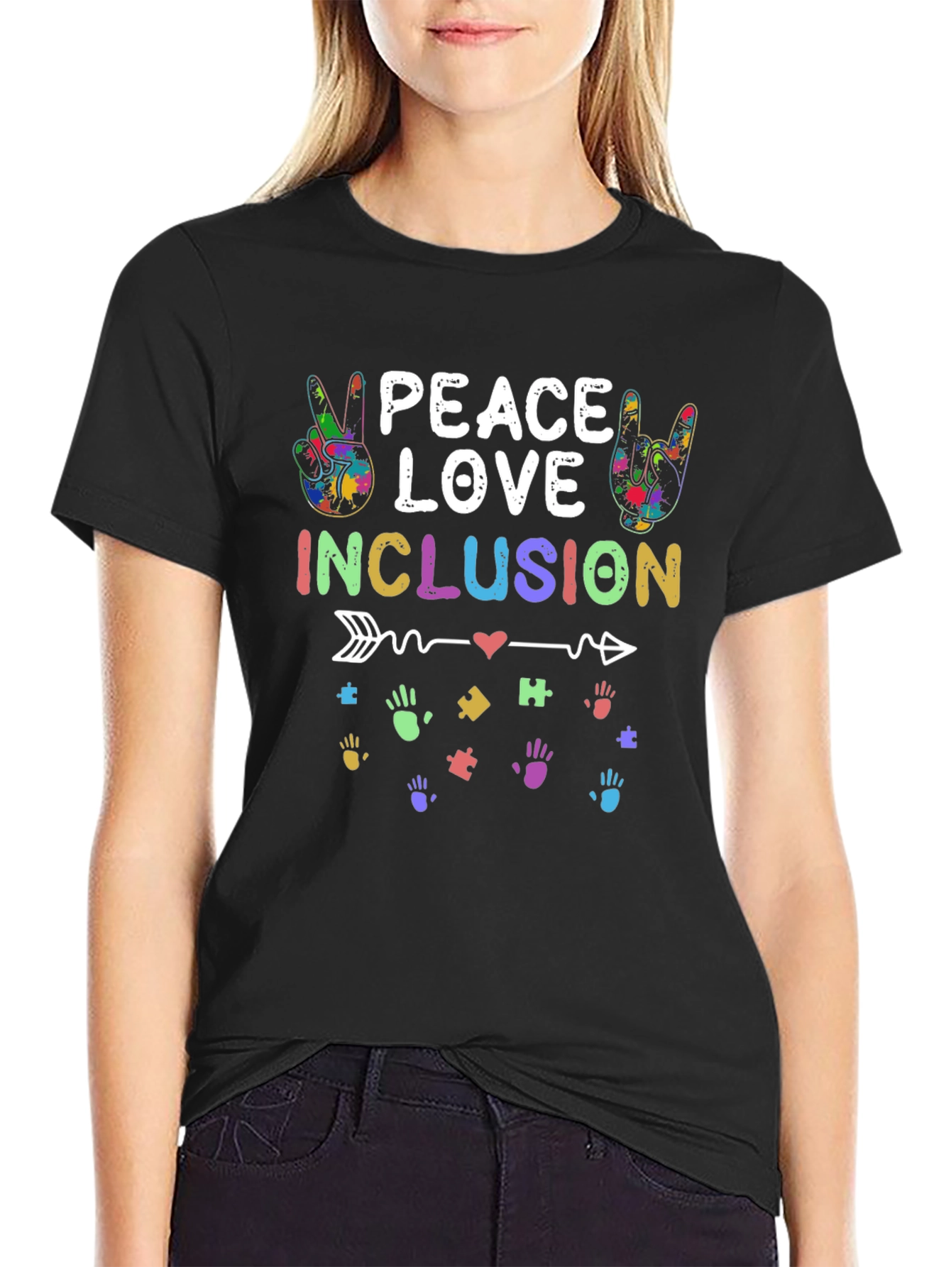 Peace Love Inclusion T-Shirt