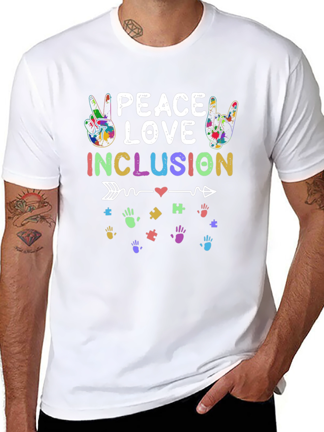Peace Love Inclusion T-Shirt