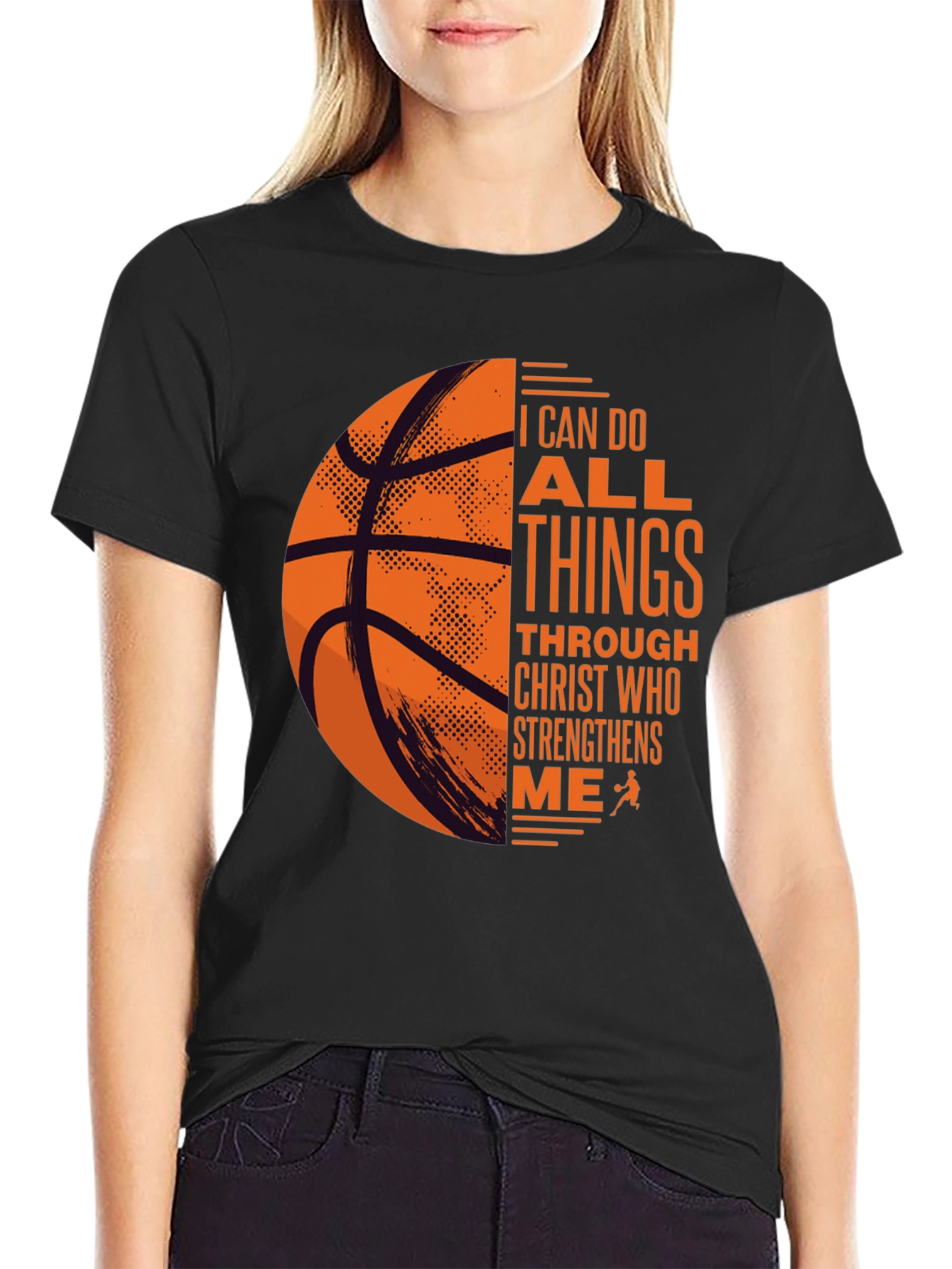 Basketball Christian T-Shirt: I Can Do All Things