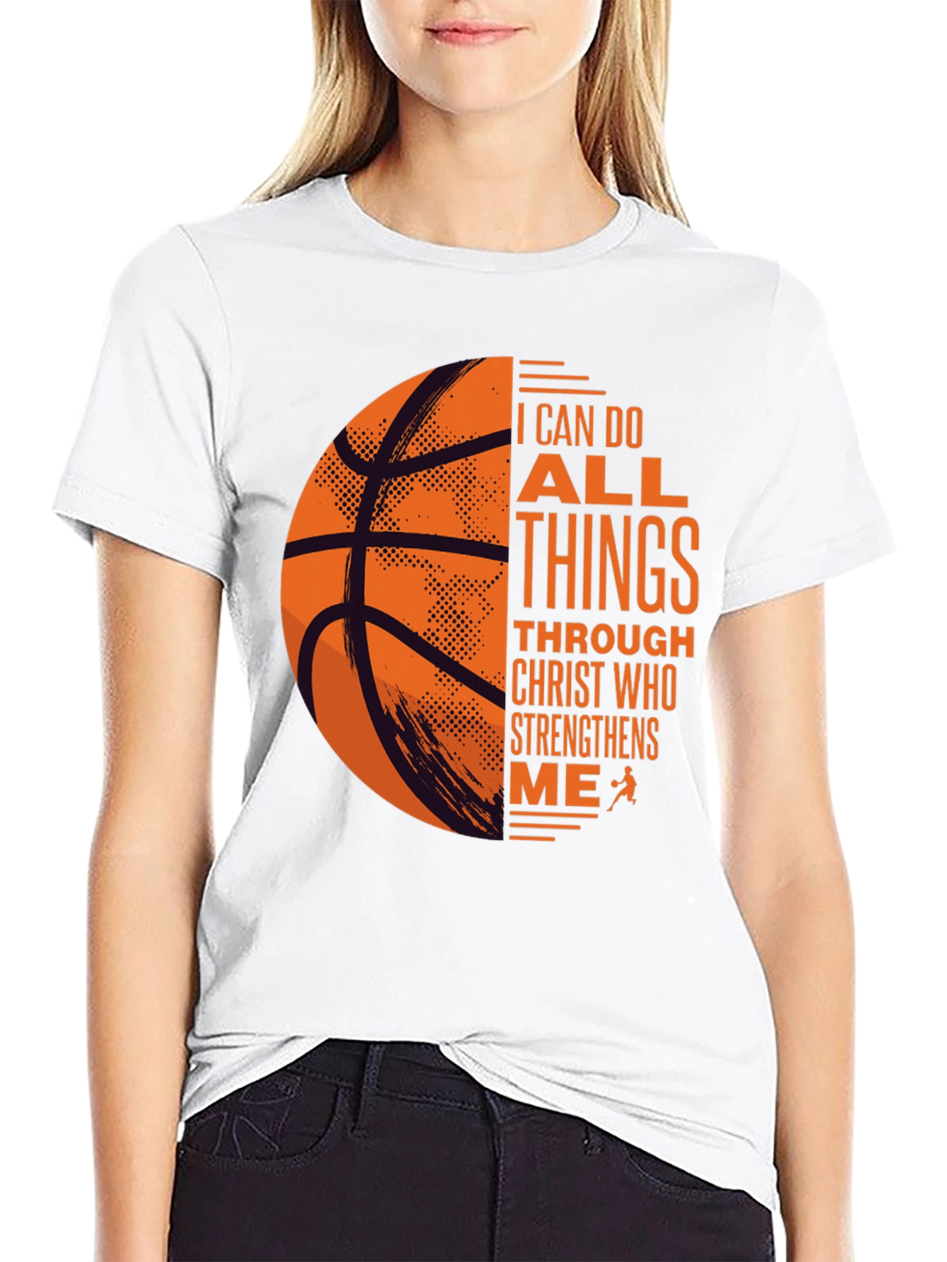 Basketball Christian T-Shirt: I Can Do All Things