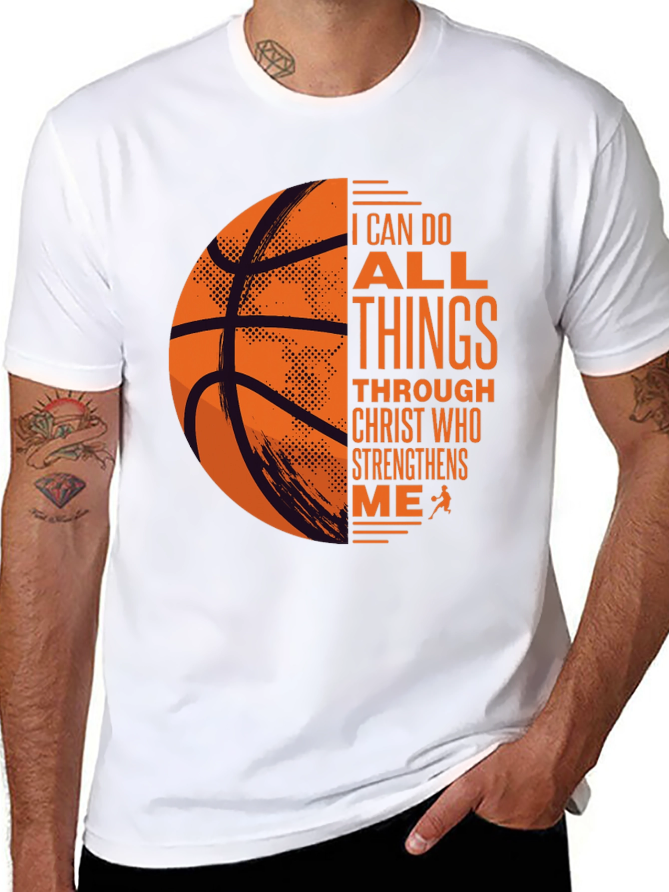 Basketball Christian T-Shirt: I Can Do All Things